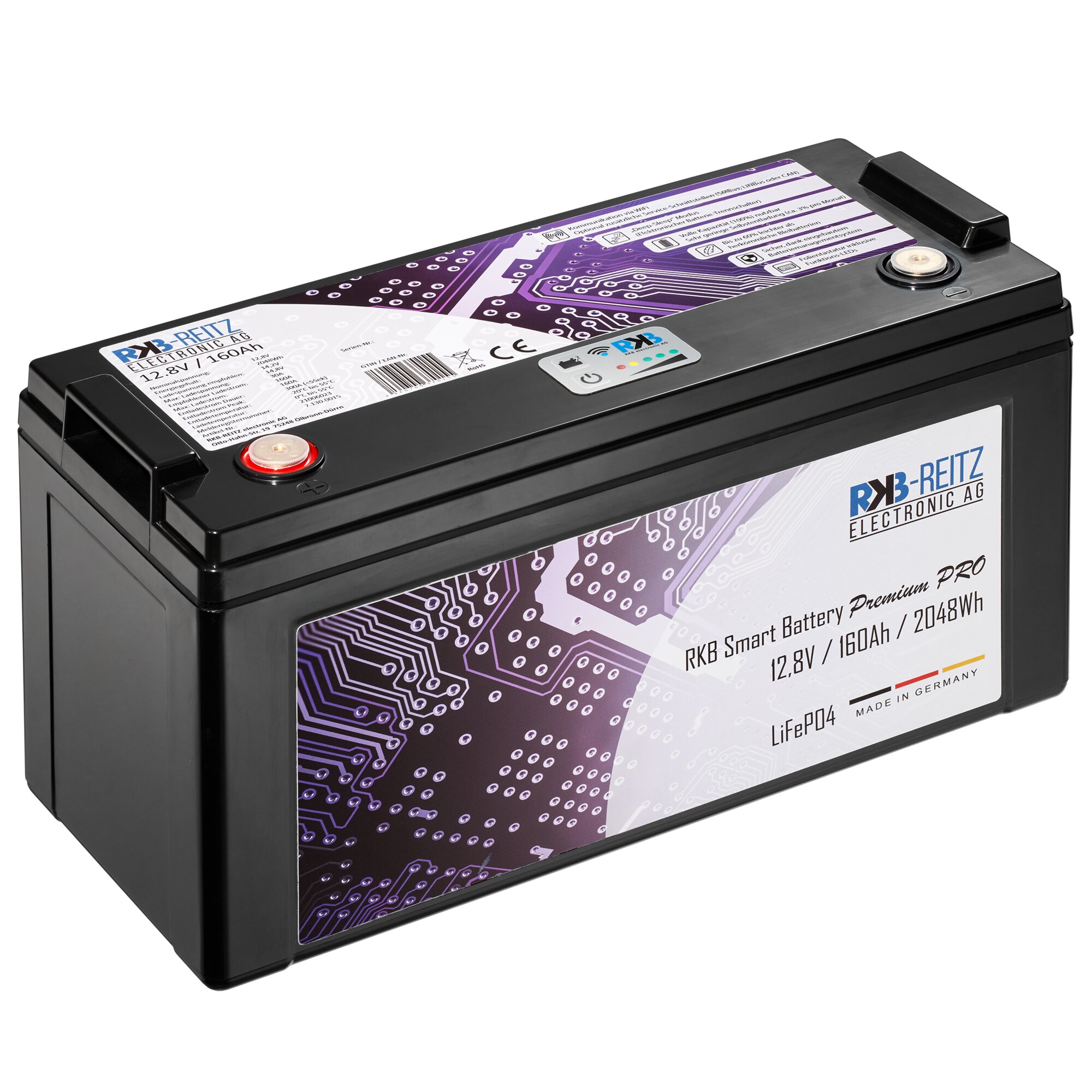 Lithium-Batterie RKB Smart Premium PRO