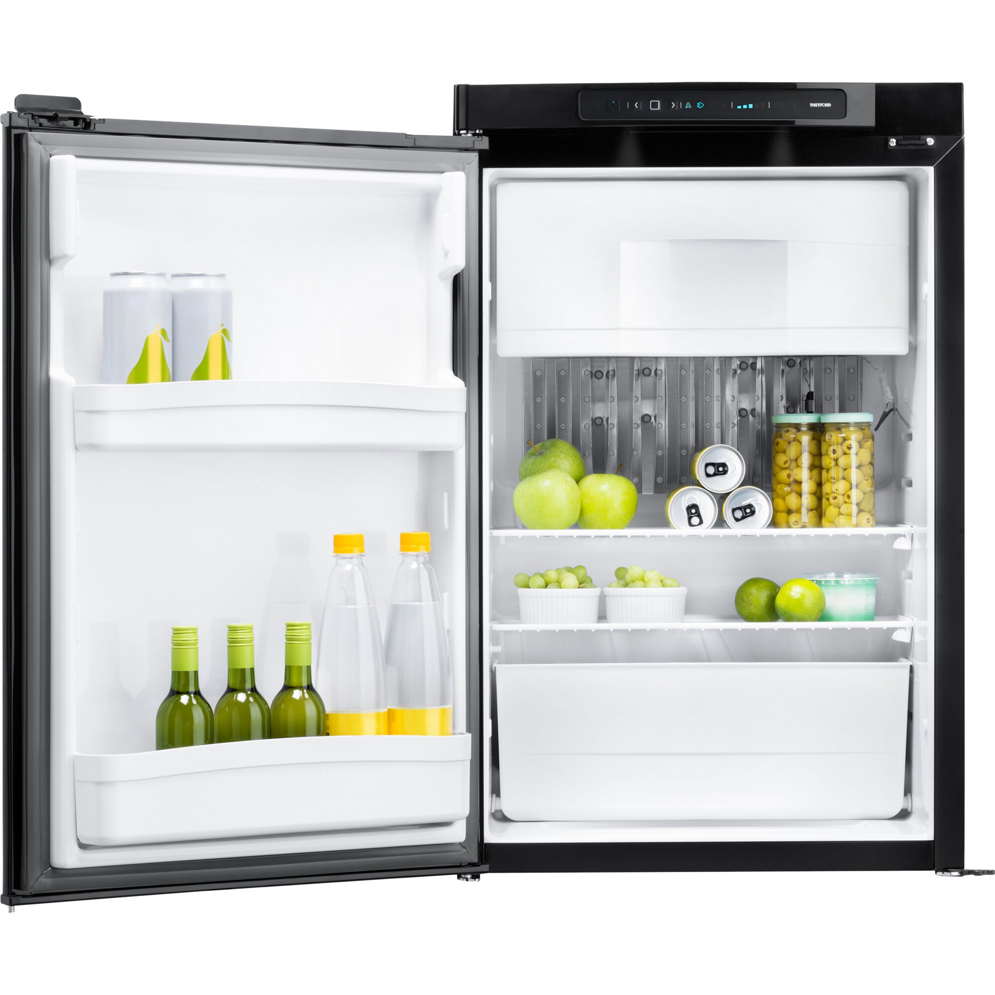 Kühlschrank N4090 E+, LED, 12 / 230 Volt / Gas 30 mbar, 89 l