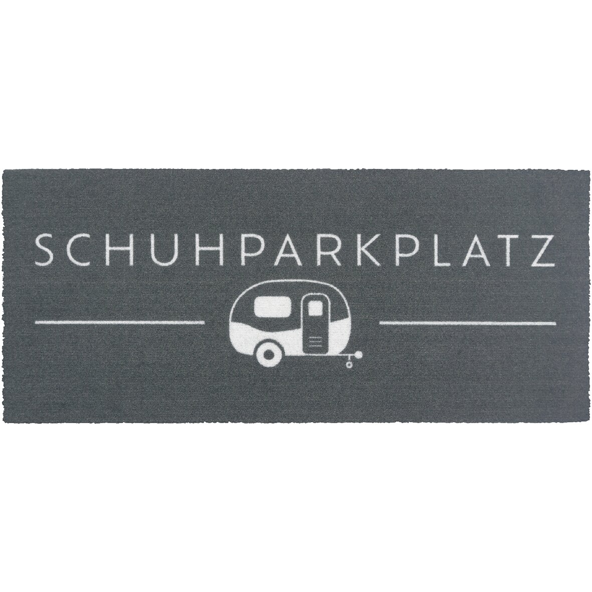 Fußmatte Schuhparkplatz, Wohnwagen