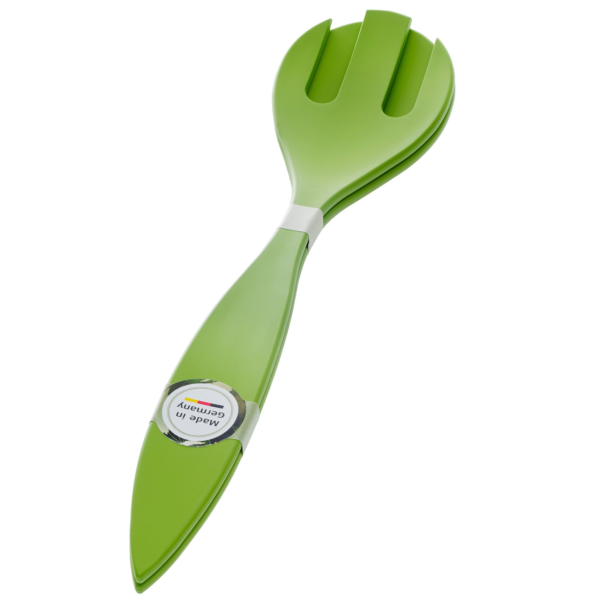 Salatbesteck grün