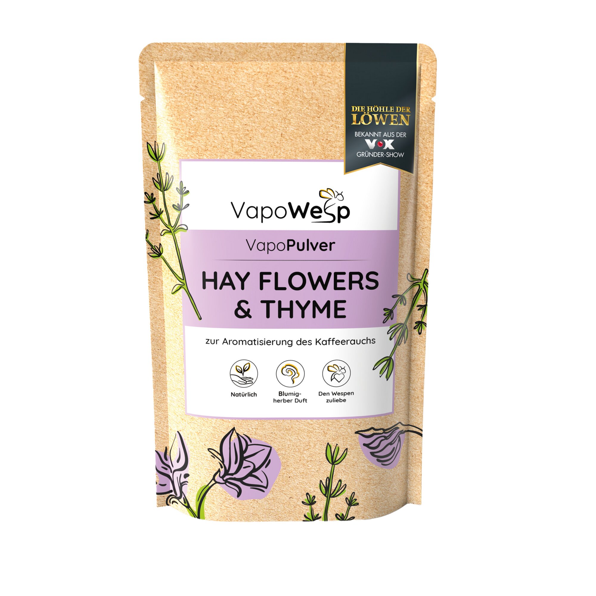 VapoPulver Kräutermischung Heublumen & Thymian