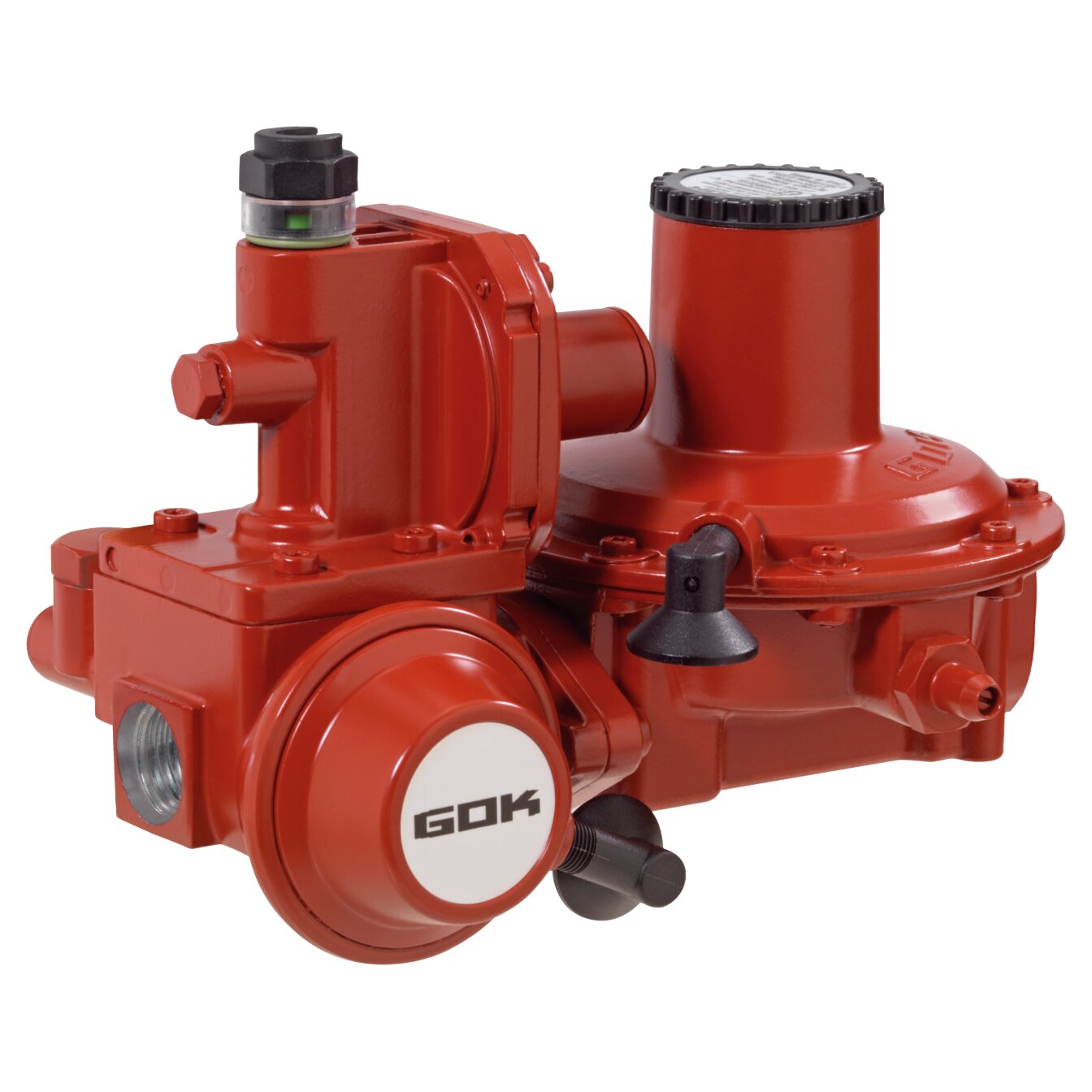 Gasregler BHK052, 12 kg/h IG G½ x IG G¾ OPSO PRV