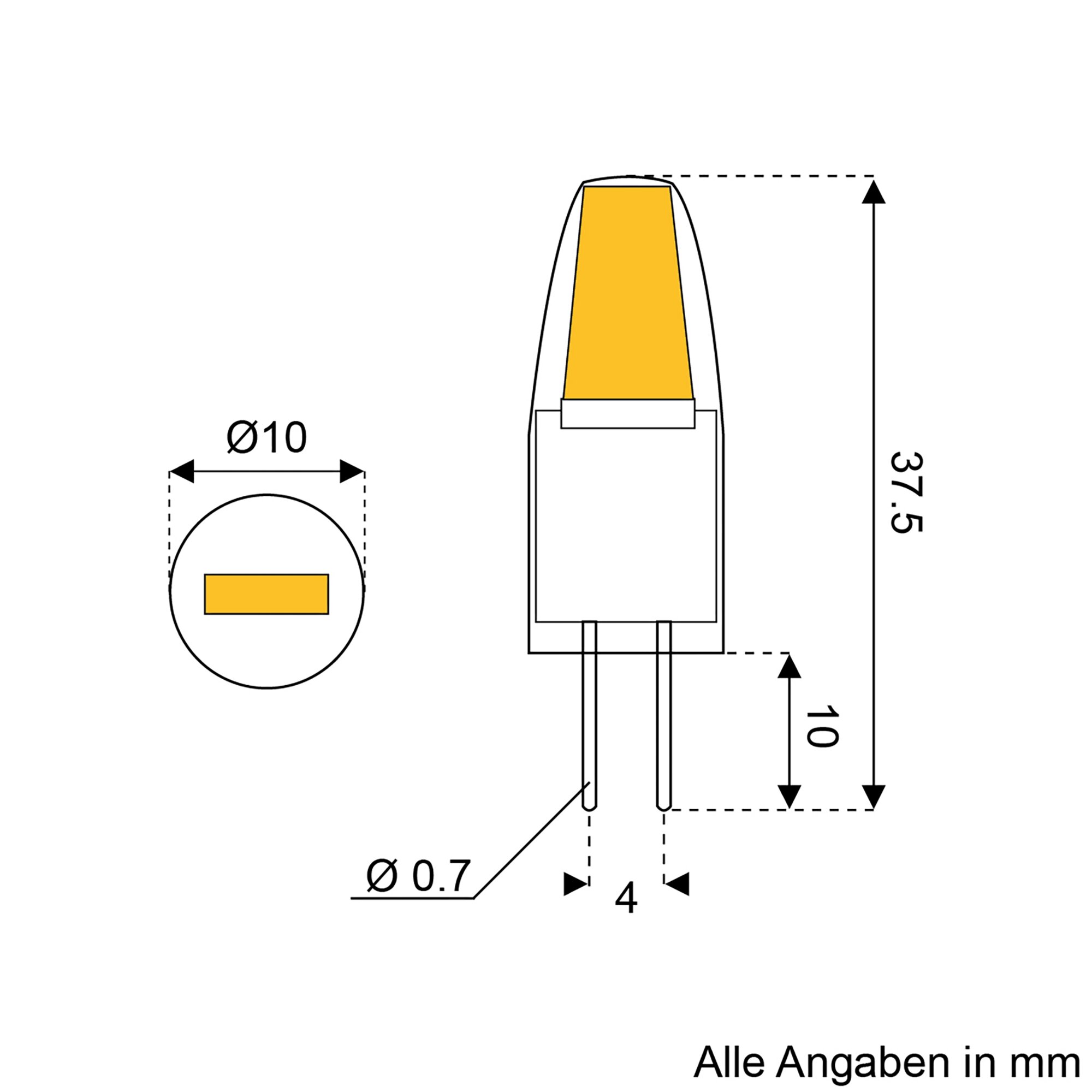 LED-Leuchtmittel G4, 1,50 W