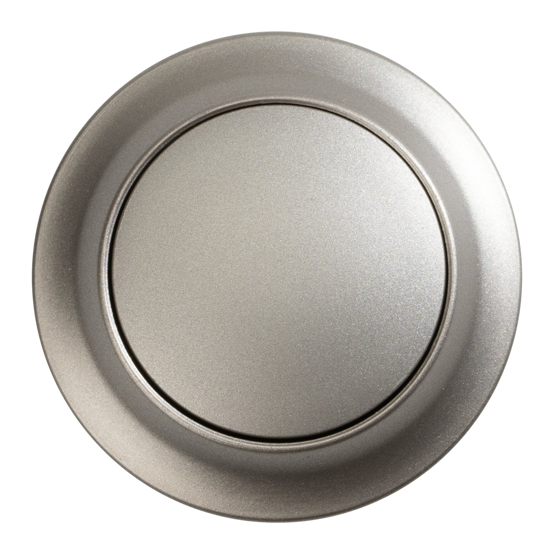Druckknopf, chrom matt