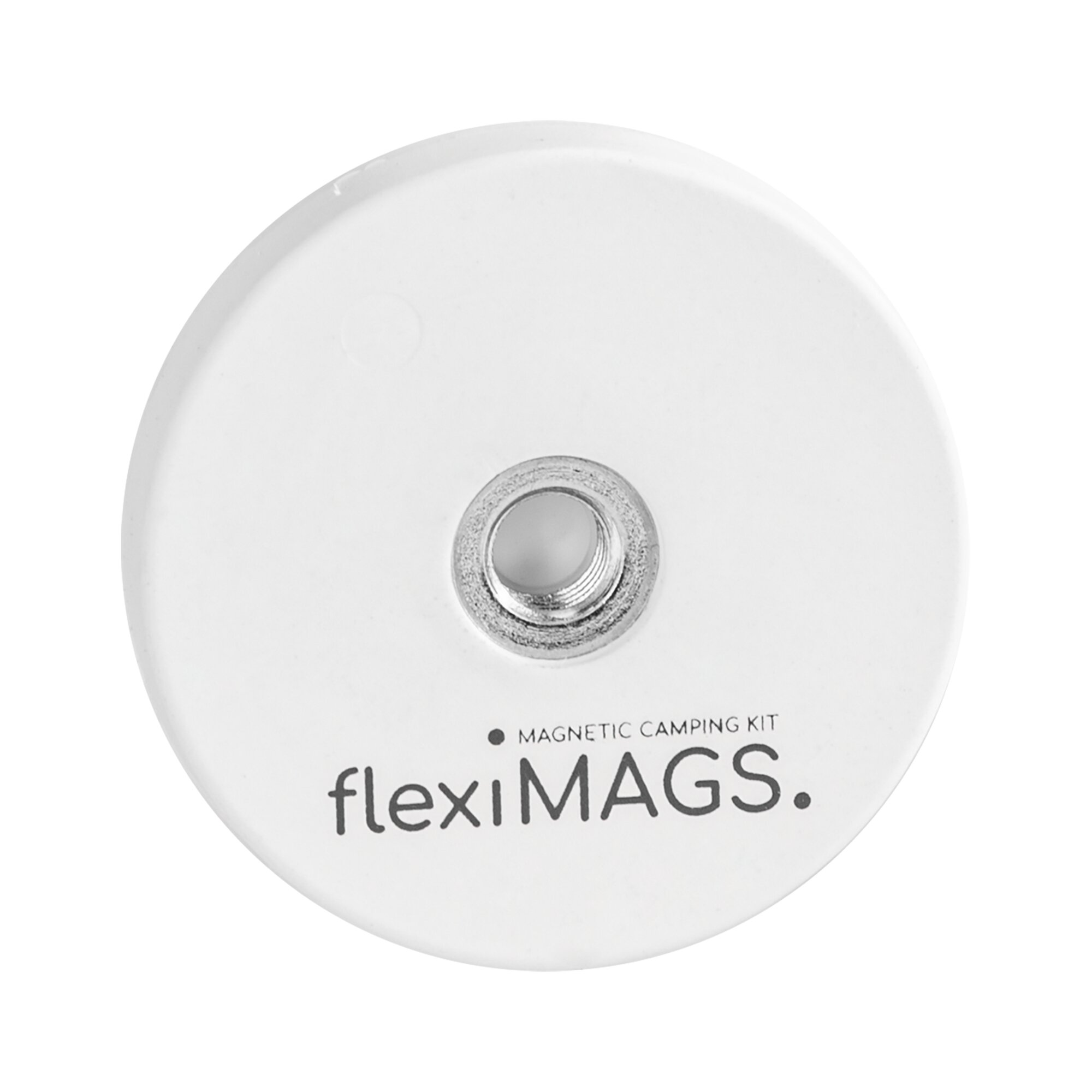 Magnet rund flexiMAGS, weiß, 31 mm