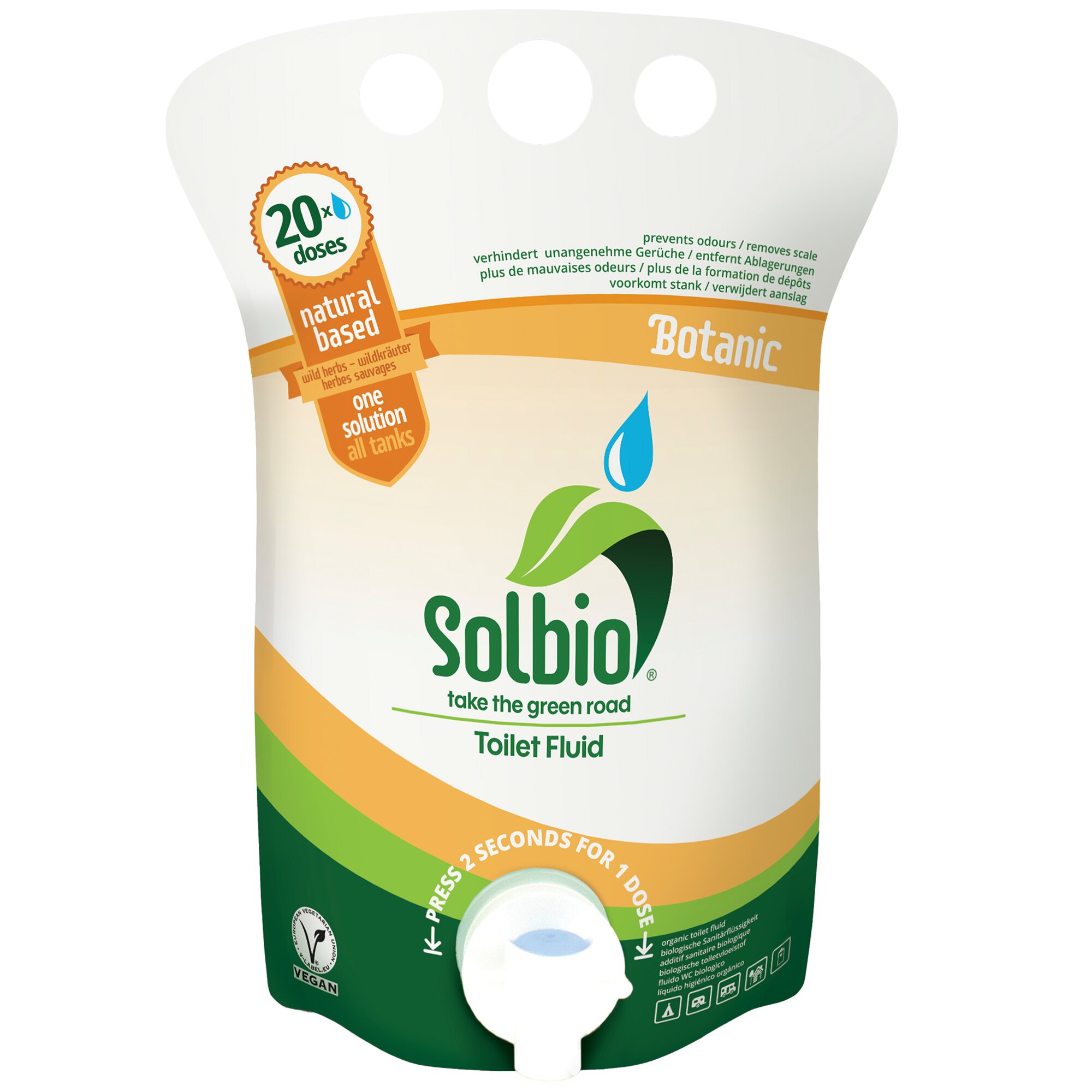 Toilettenzusatz 4 in 1 Botanic, 800 ml