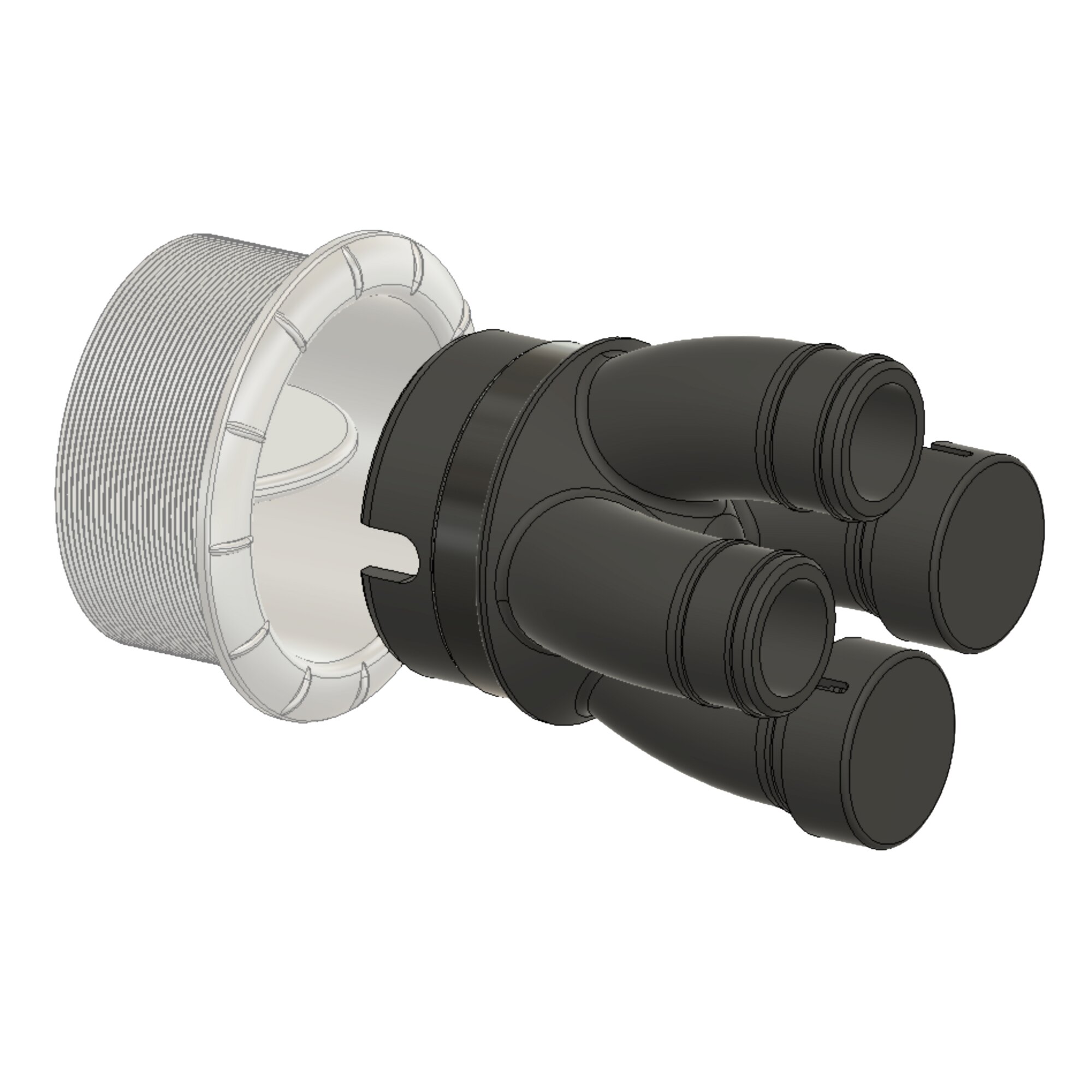 Warmluft-Adapter