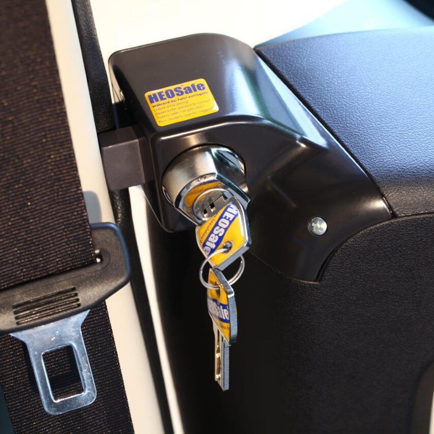 HEOSafe® Zusatzschloss für Peugeot Boxer, Fiat Ducato und Citroën Jumper, Set 1