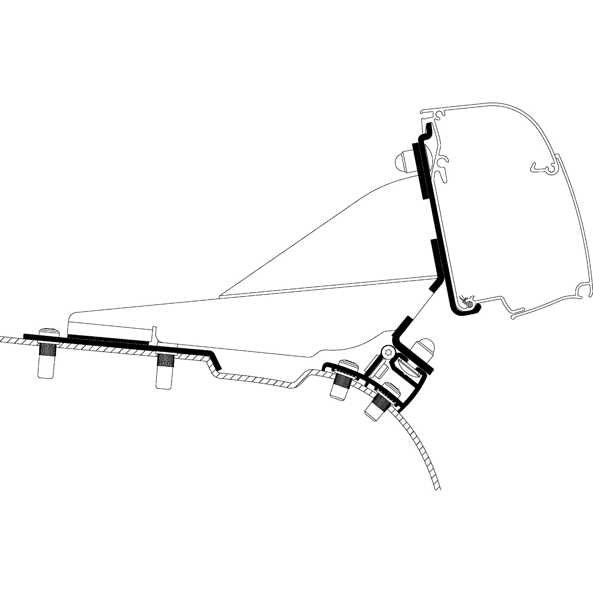 Adapter PSA Minivan G2 für Thule 4200