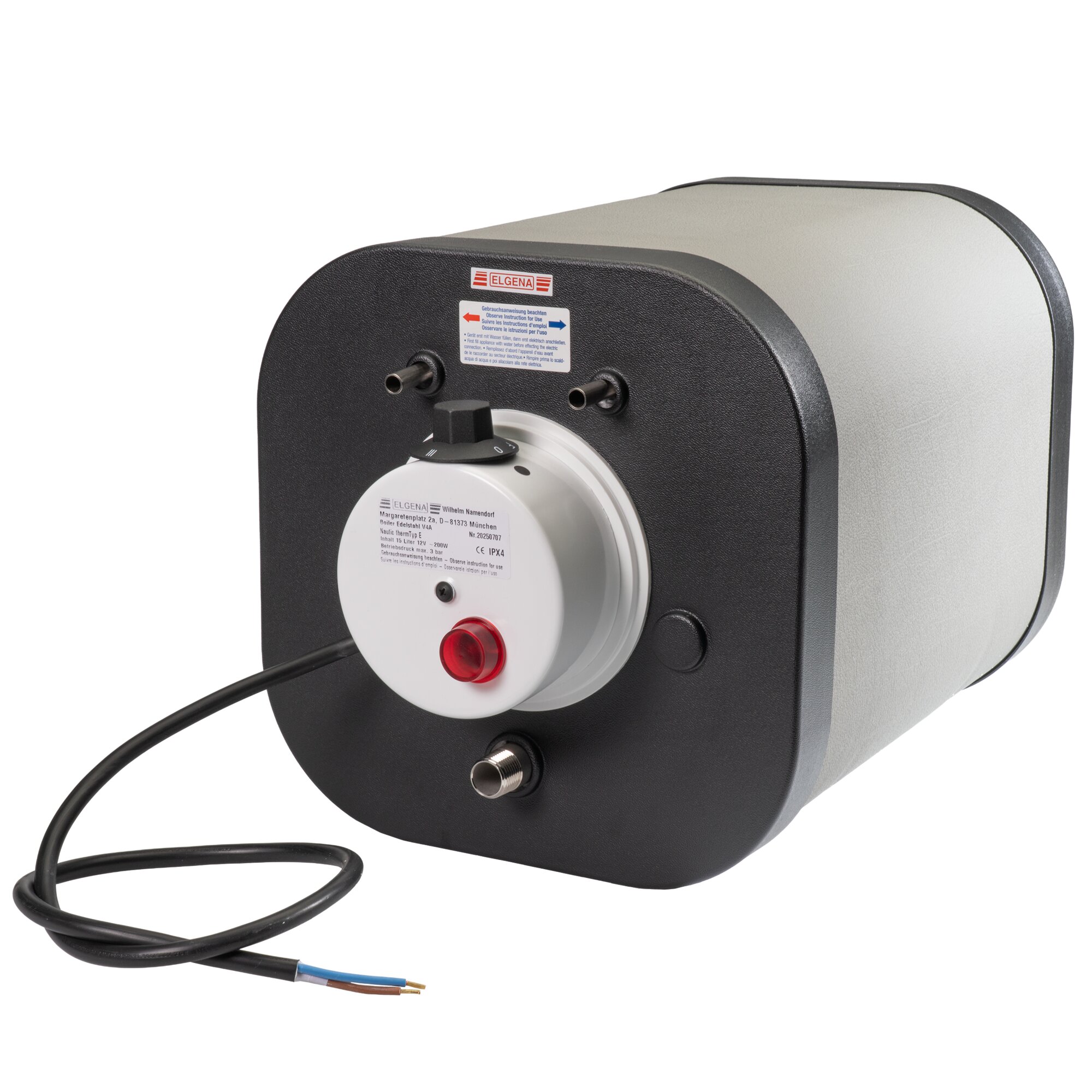 Druckfeste Warmwassersysteme, 15 l, 230 V, Nautic Therm