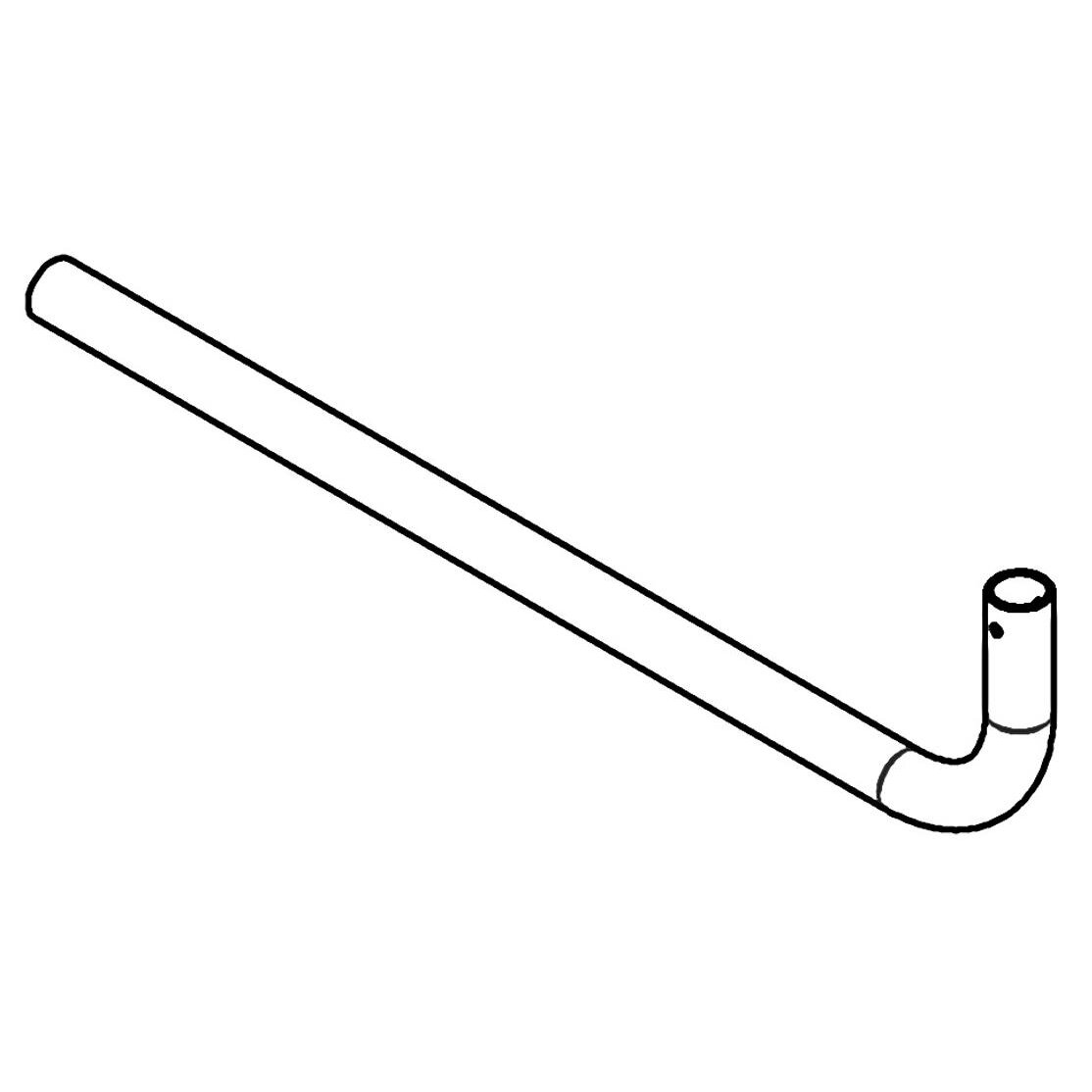 Oberes Befestigungsrohr ø 35 x 3 mm