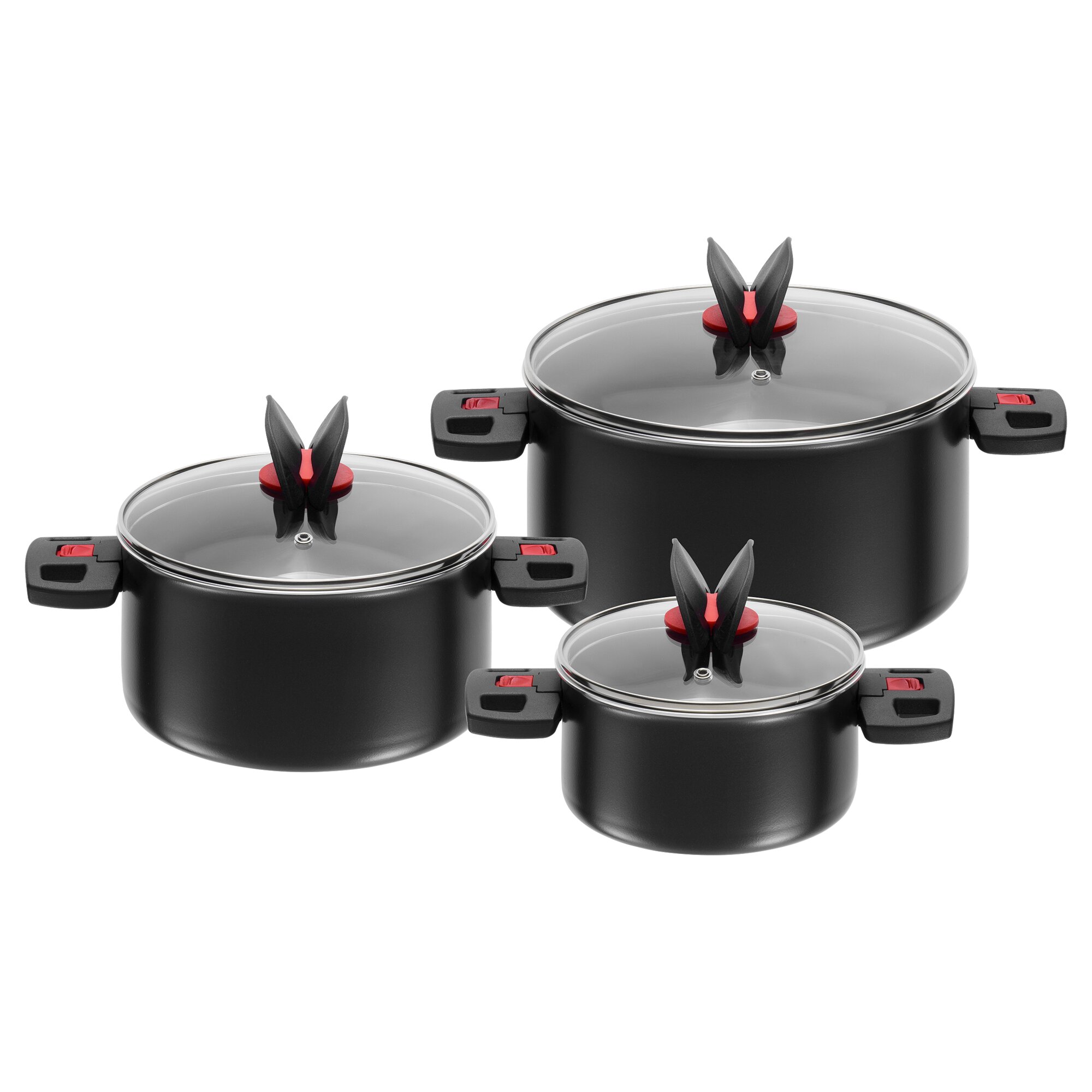 Click & Cook Kochtopfset 3-tlg.