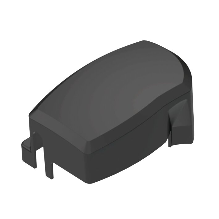 Endkappe schwarz für F43van, rechts