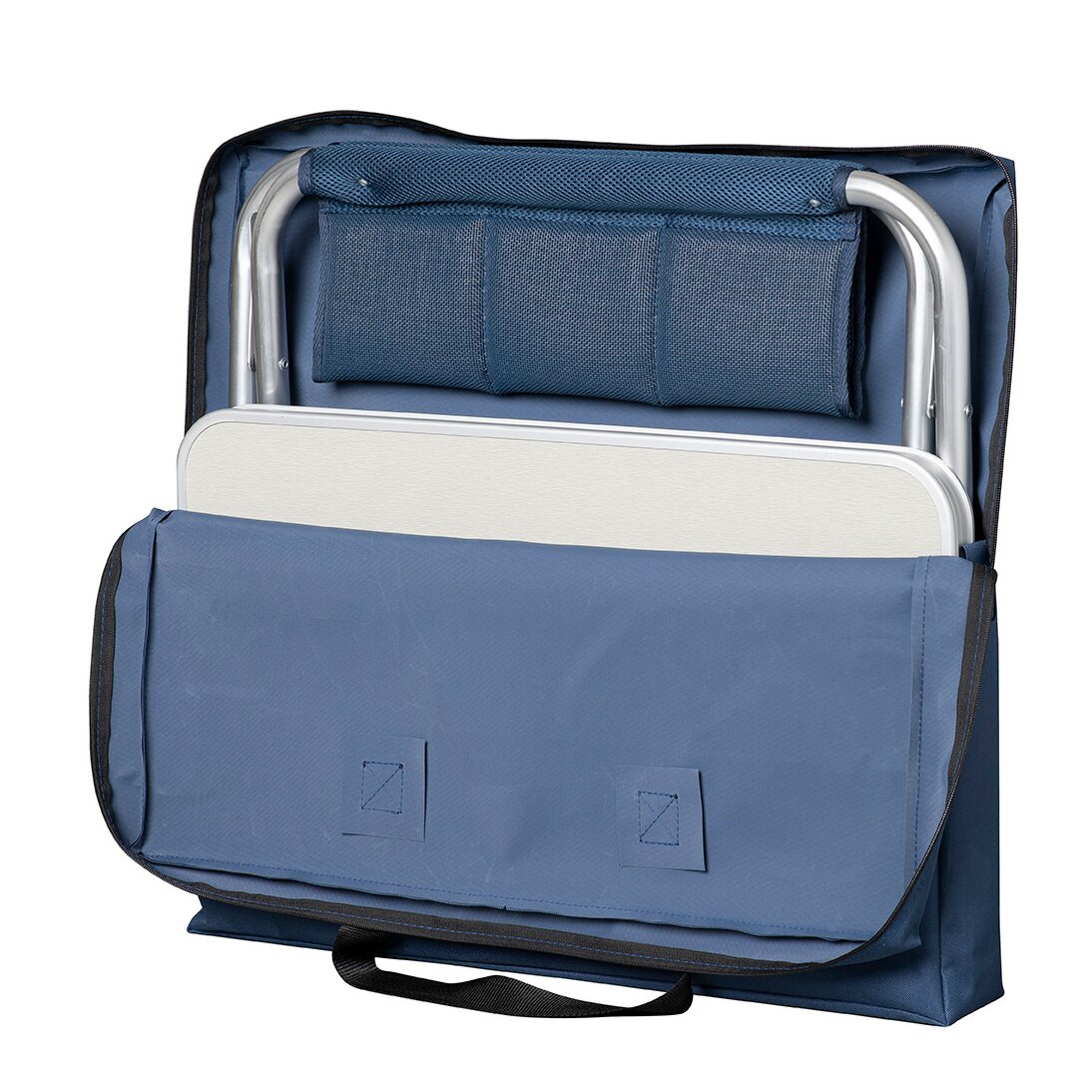 Hocker Platte Adagio mit Tragetasche, 60 x 41 cm