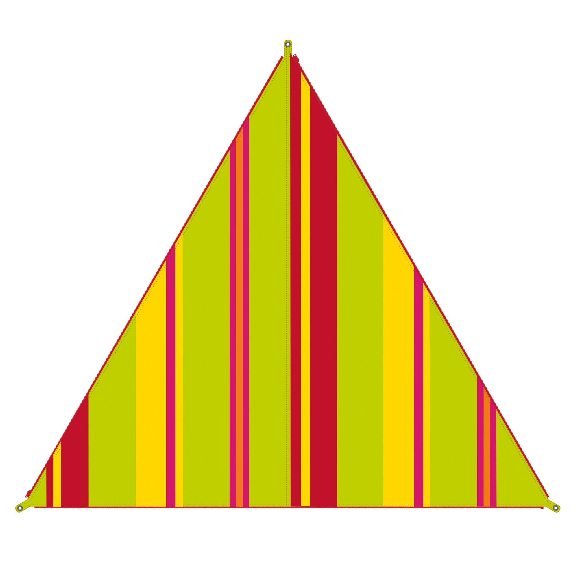 Sonnensegel „Zip Canvas" Caribbean, Caribbean stripe lime punch