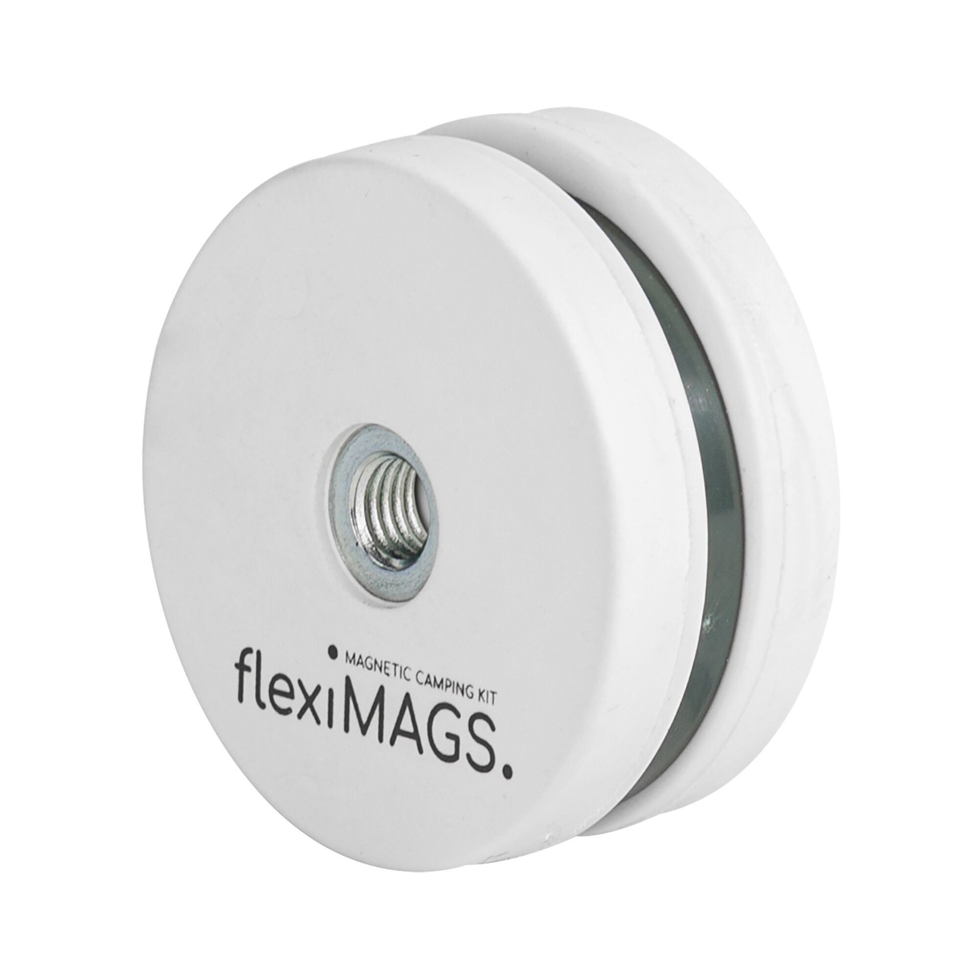 Magnet rund flexiMAGS, weiß, 31 mm
