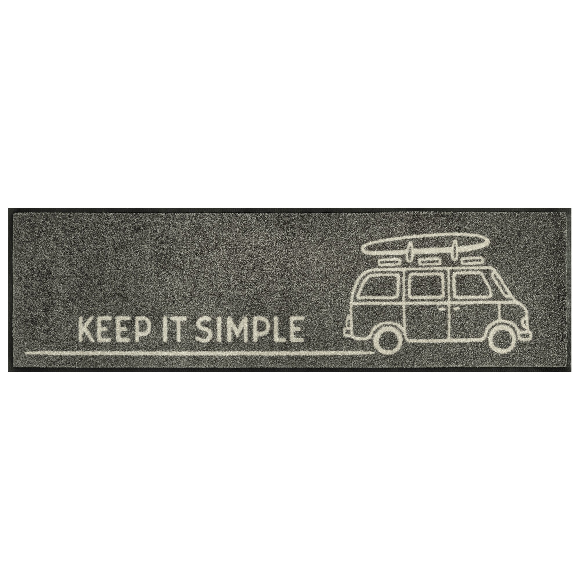 Fußmatte Keep it Simple, 120 x 35 cm