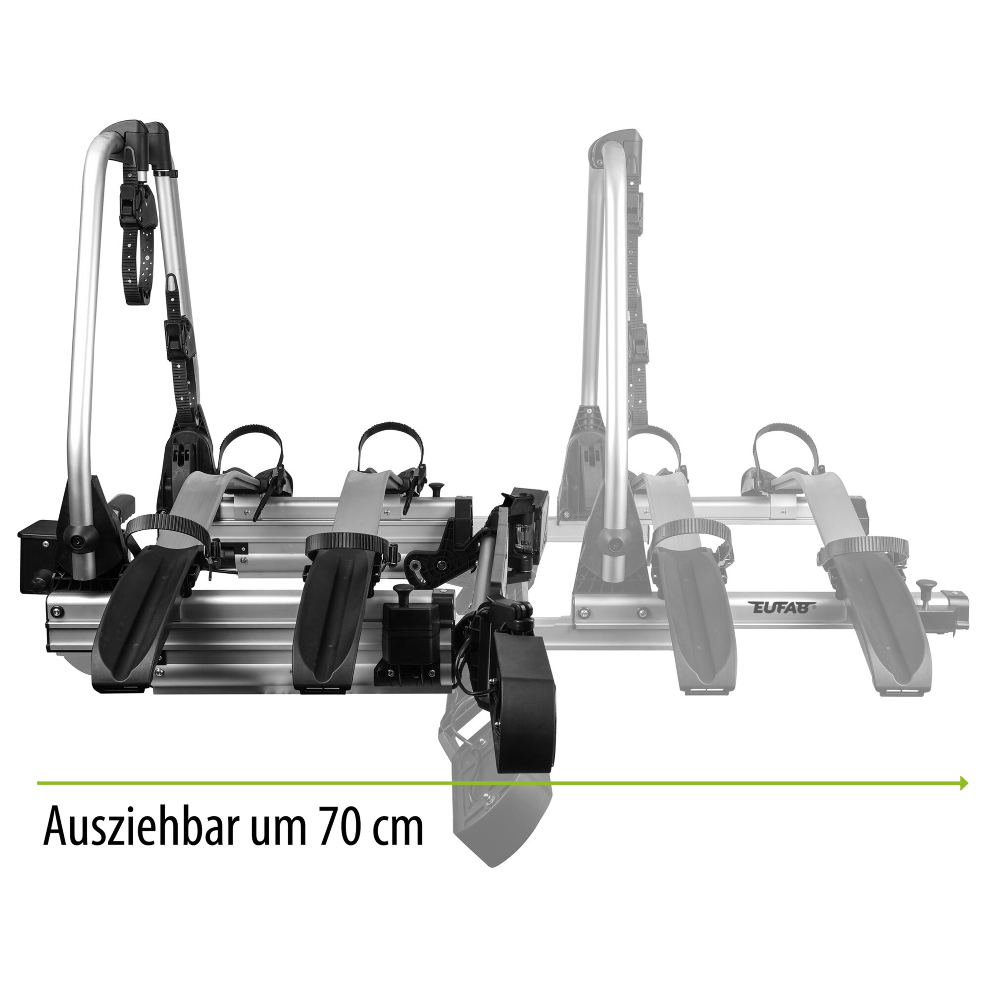 Fahrradträger Anhängerkupplung SD260, silber