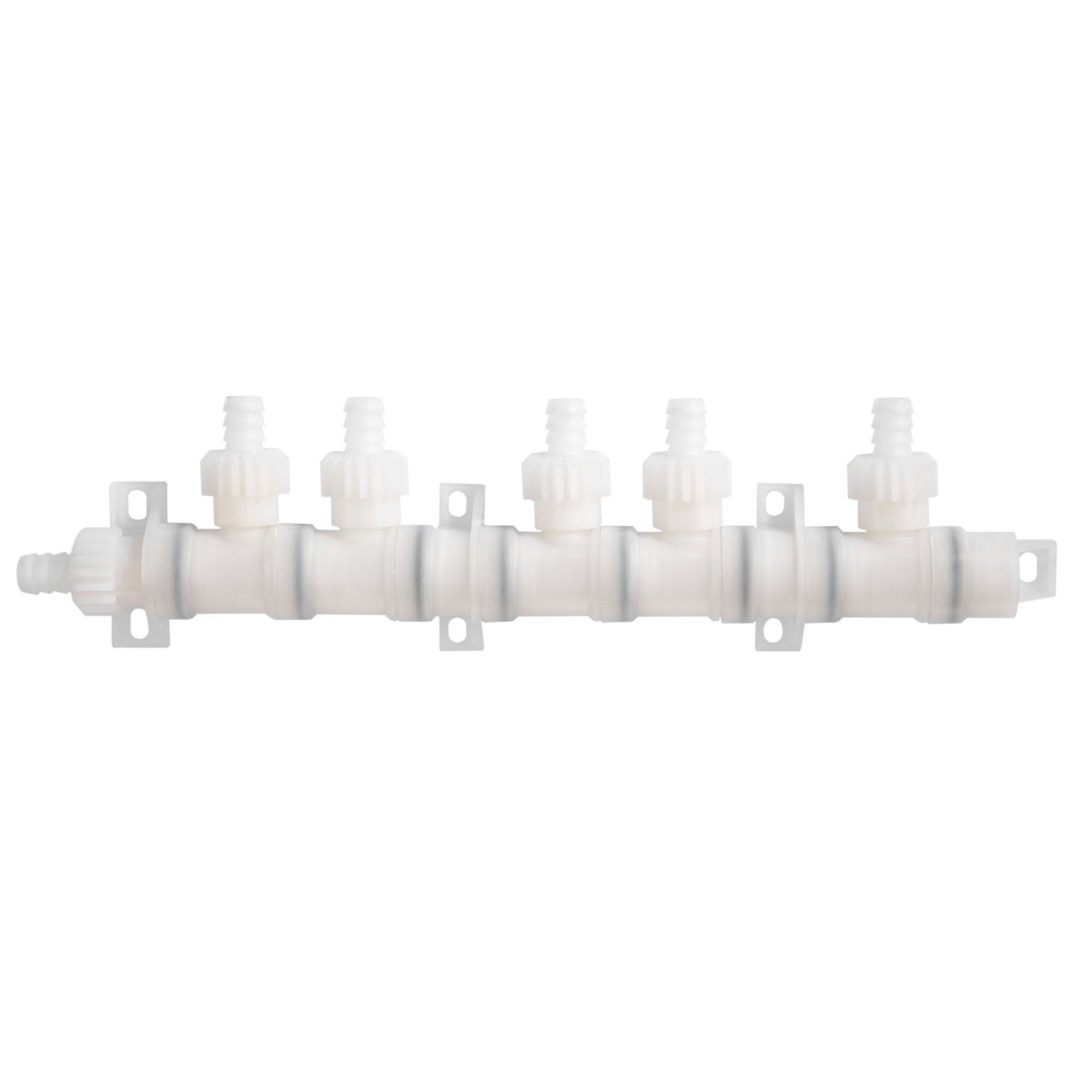 Verteilerblock 5-fach mit Muttern Verteilerblock 5-fach mit Muttern