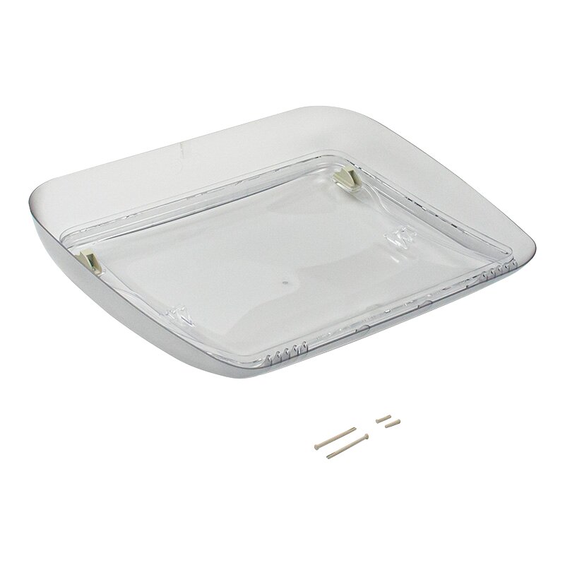 Glas komplett ohne Dichtung mit Scharnierbolzen für Mini Heki Style/FL