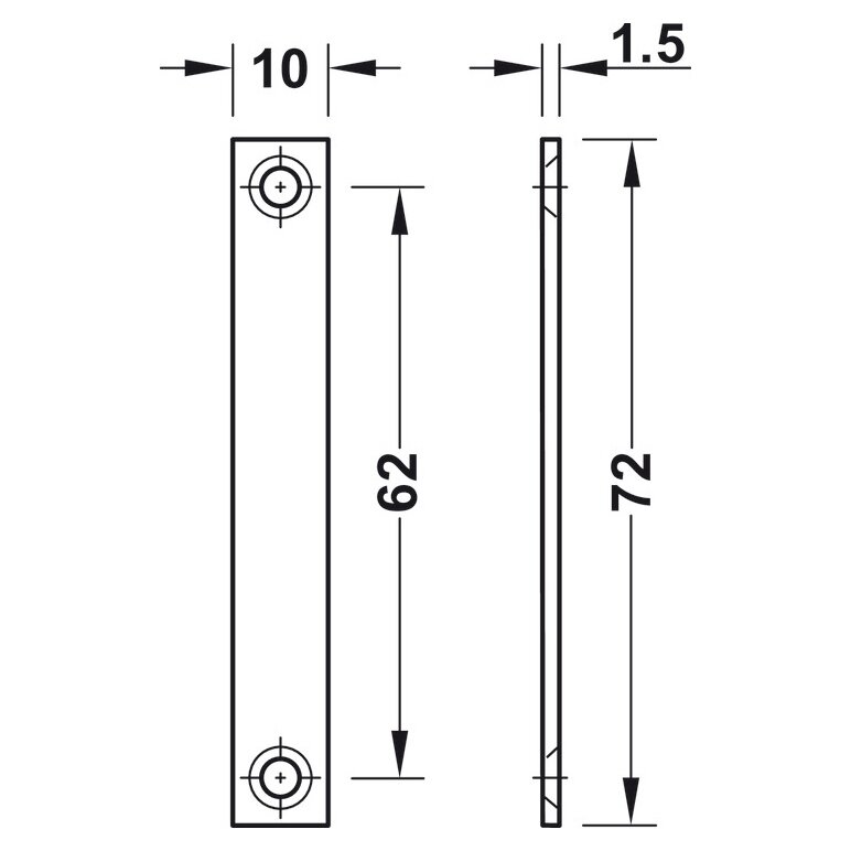Magnet-Verschluss, braun