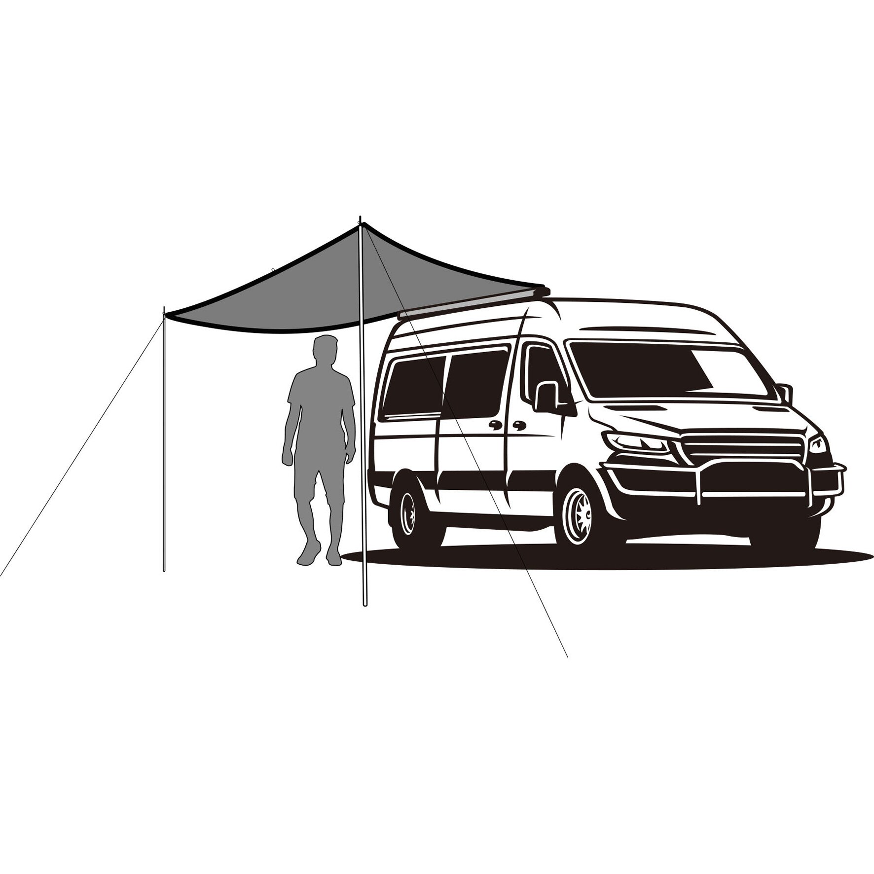 Sonnensegel Deflector QDR 360