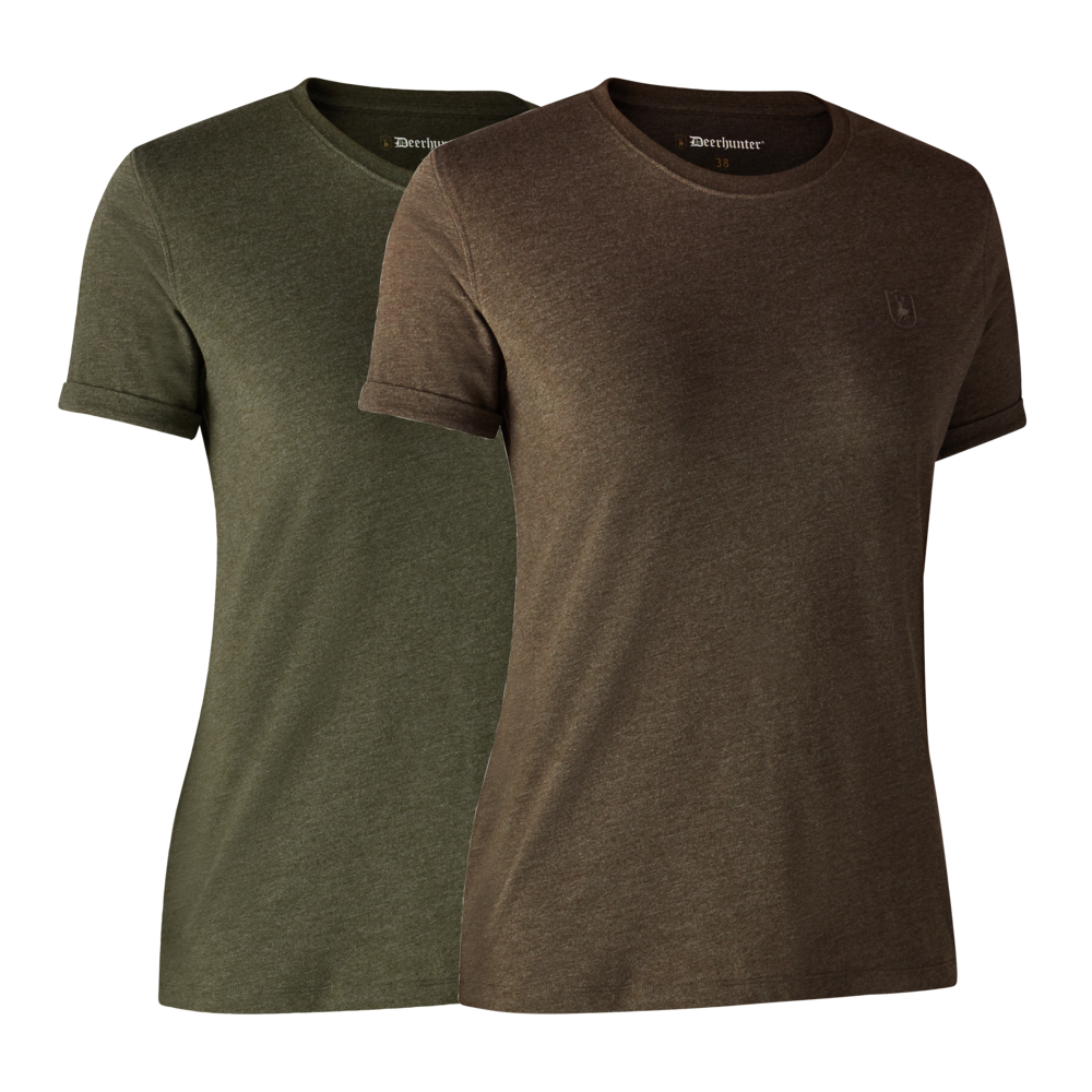 Deerhunter Ladies Basic T-shirt im 2er-Pack Deerhunter Ladies Basic T-shirt im 2er-Pack