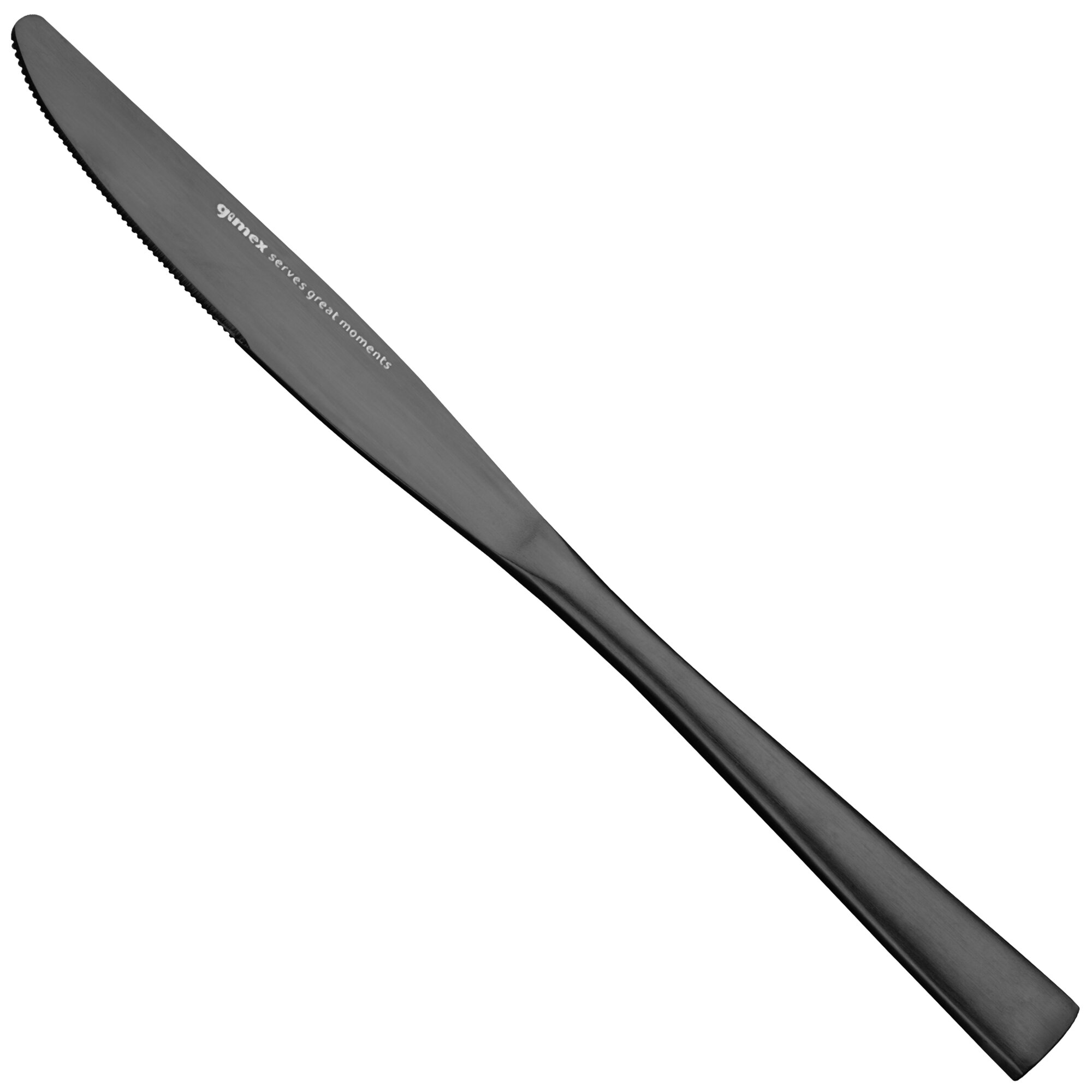 Besteckset Edelstahl, schwarz