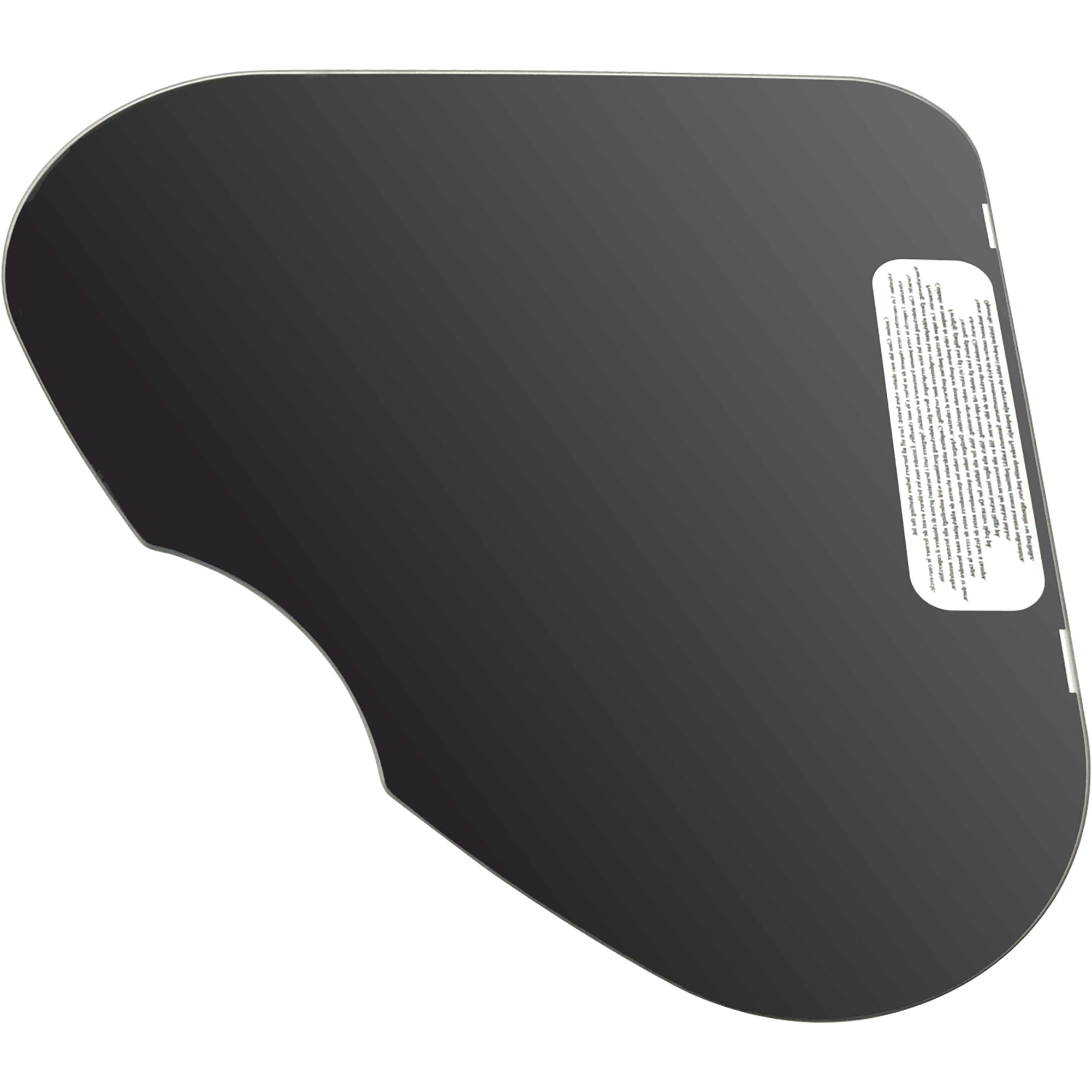 Glasabdeckung, schwarz für Thetford-Kocher Triangle Basic Line 330, links, Kochermaße 48 x 48 cm