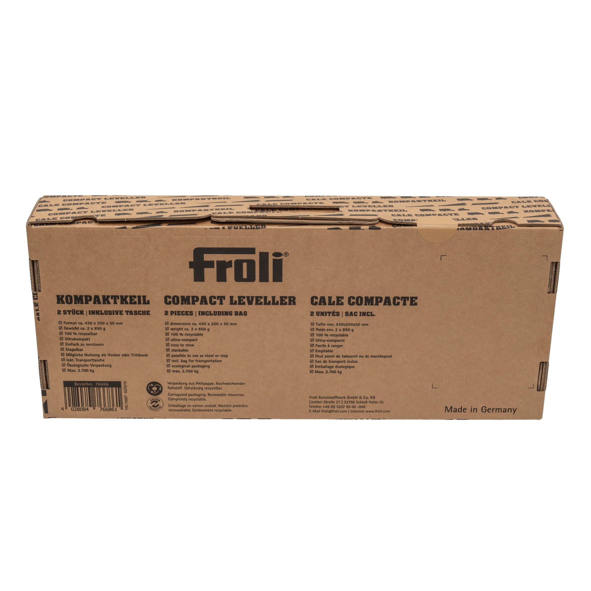Auffahrkeil Kompakt Set Green Edition 2er-Set