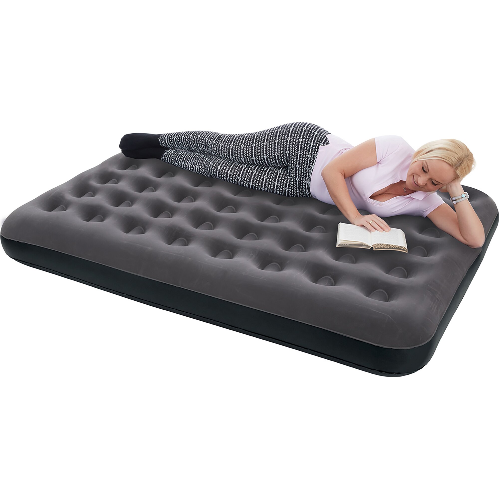 Velours-Luftbett, 137 cm