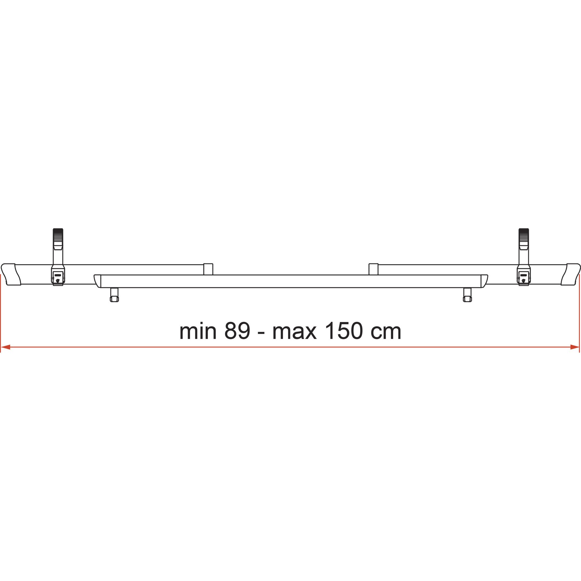 Fahrradschiene Rail Quick C (89 – 150 cm)