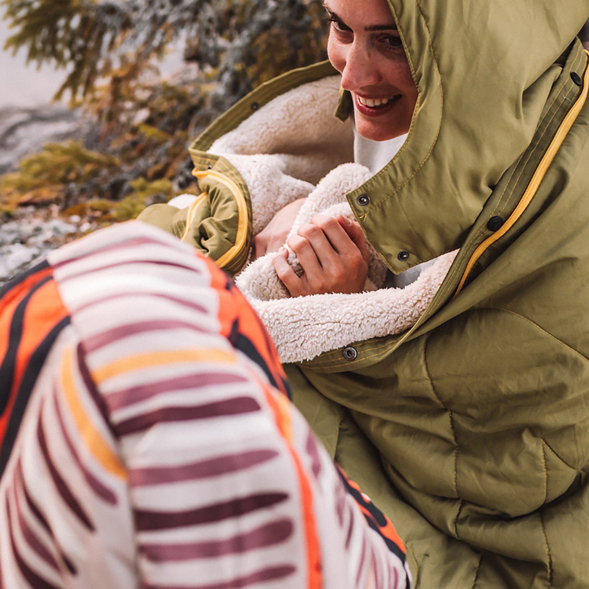 Vanlife Schlafsack Bentcho, Scandinavian moss