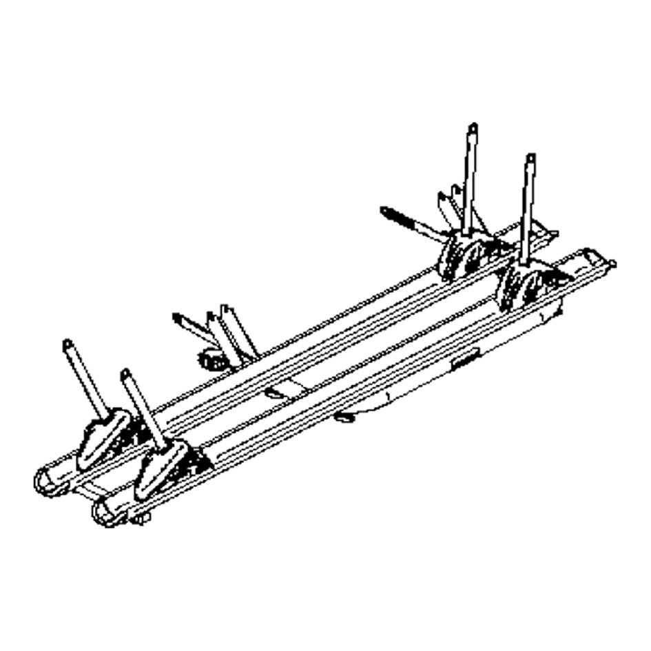 Schienenbügel komplett Thule Elite Van XT
