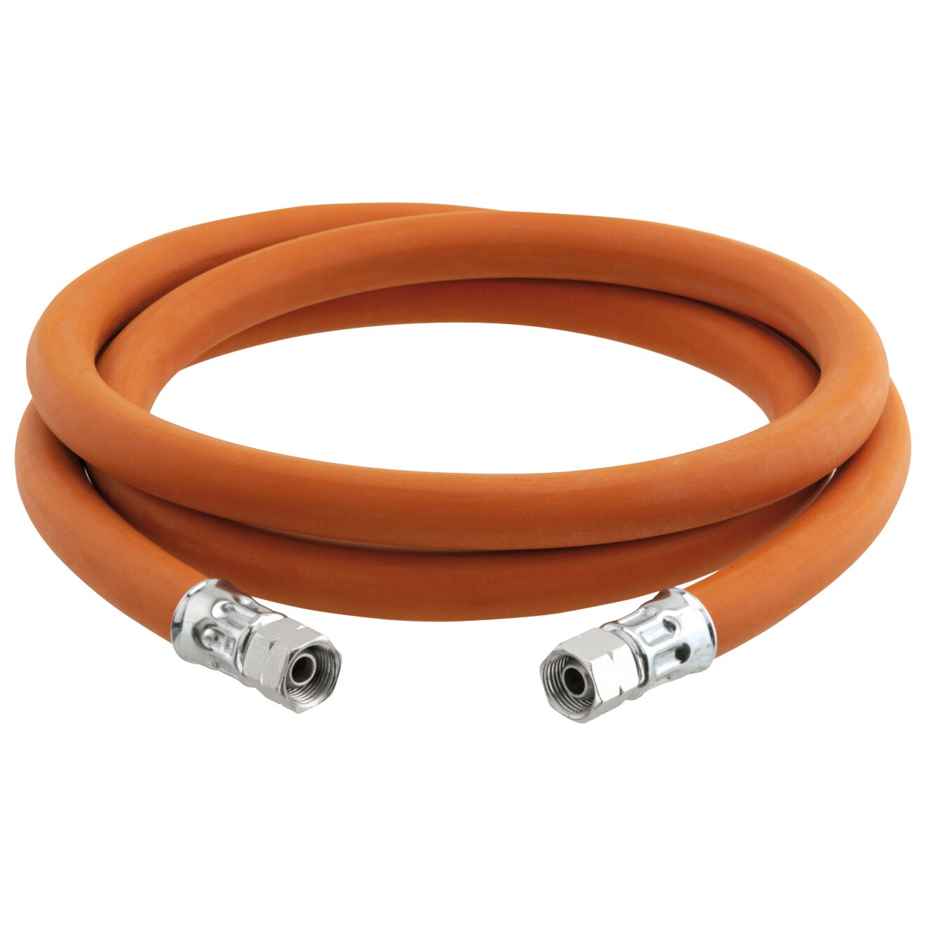 Mitteldruck-Schlauchleitung 10 bar G 3/8 LH-ÜM x G 3/8 LH-ÜM, 2000 mm