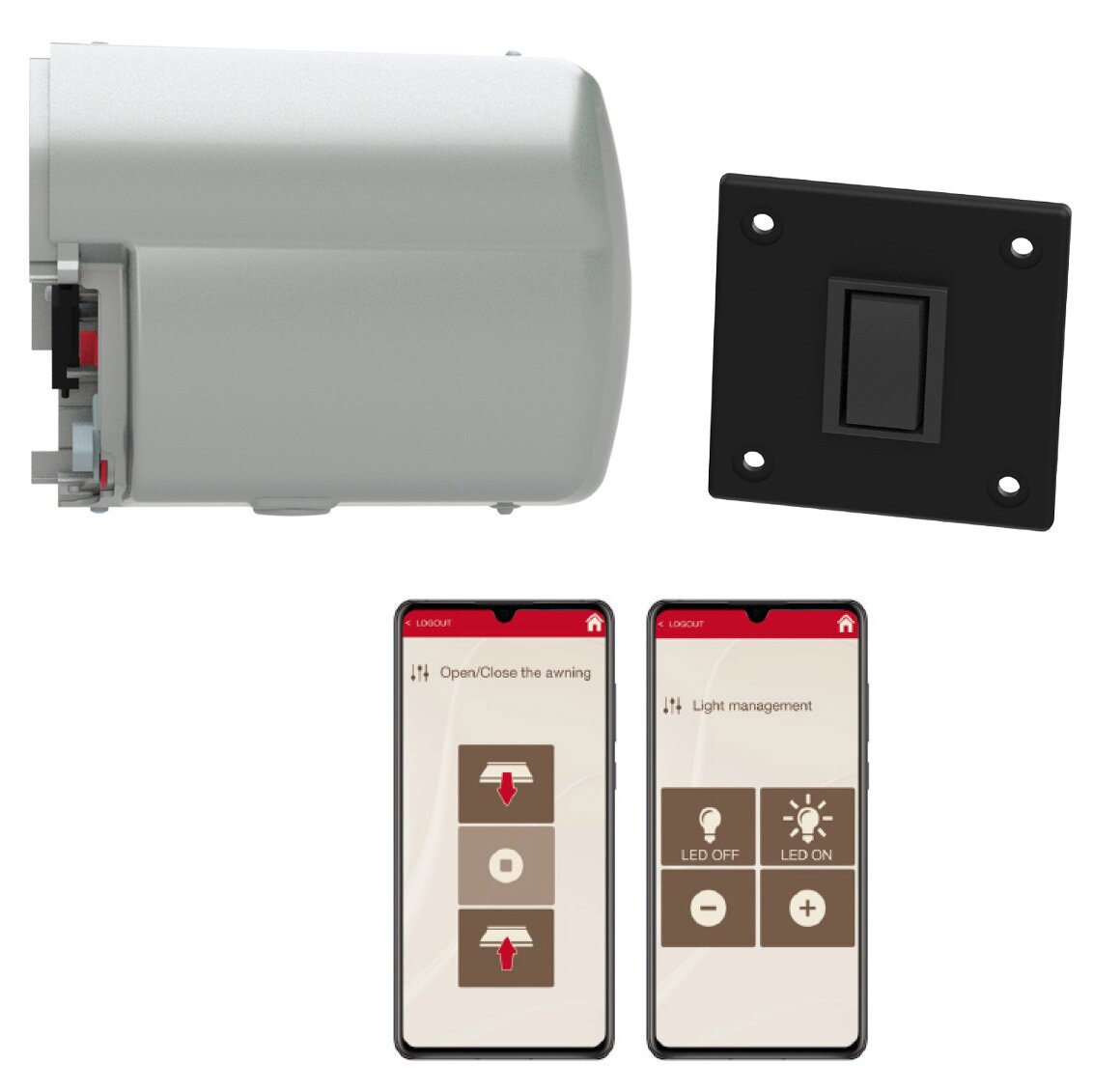 Motor Kit Advanced F45s, titanium