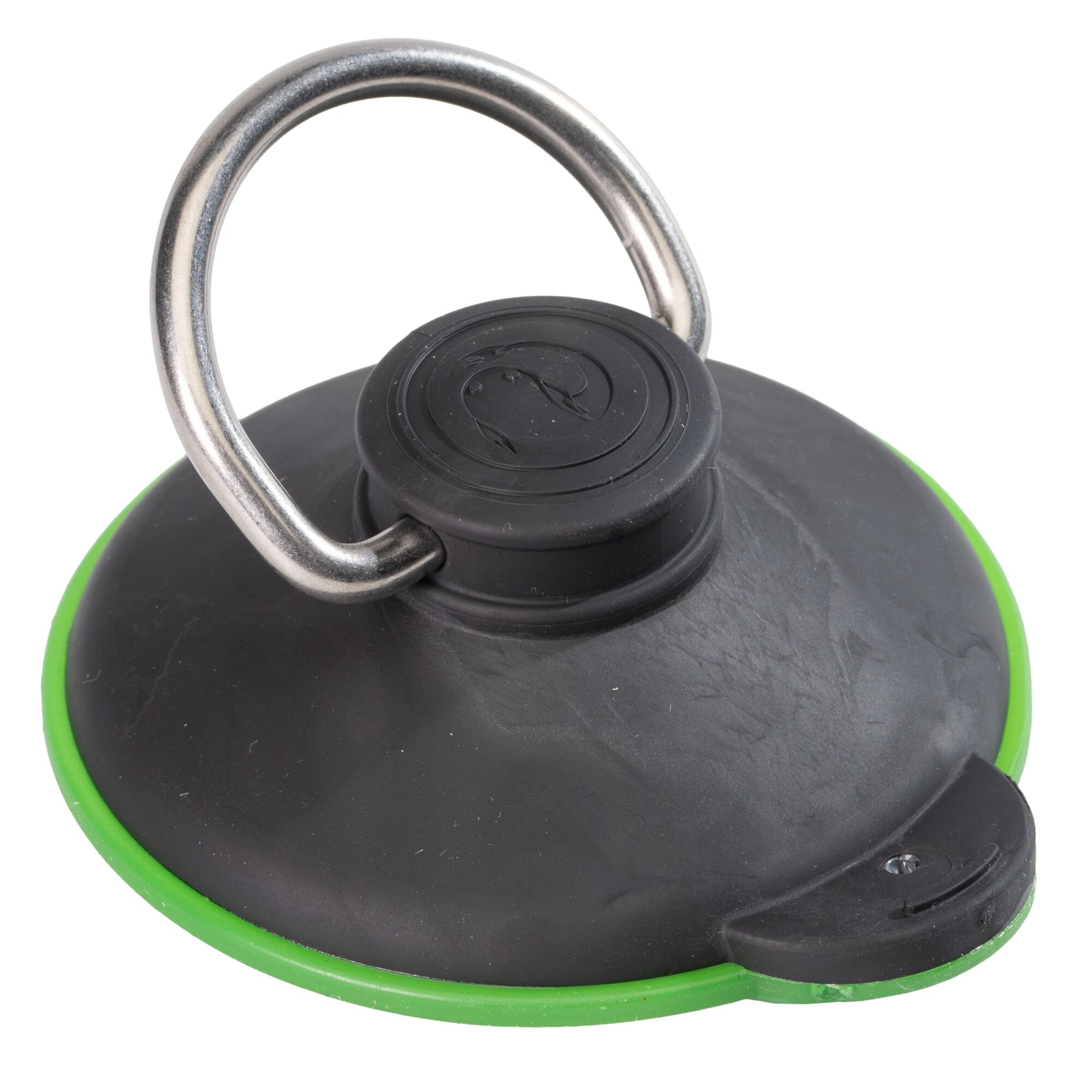 Saugnapf ClingCup mit Edelstahl-D-Ring grün