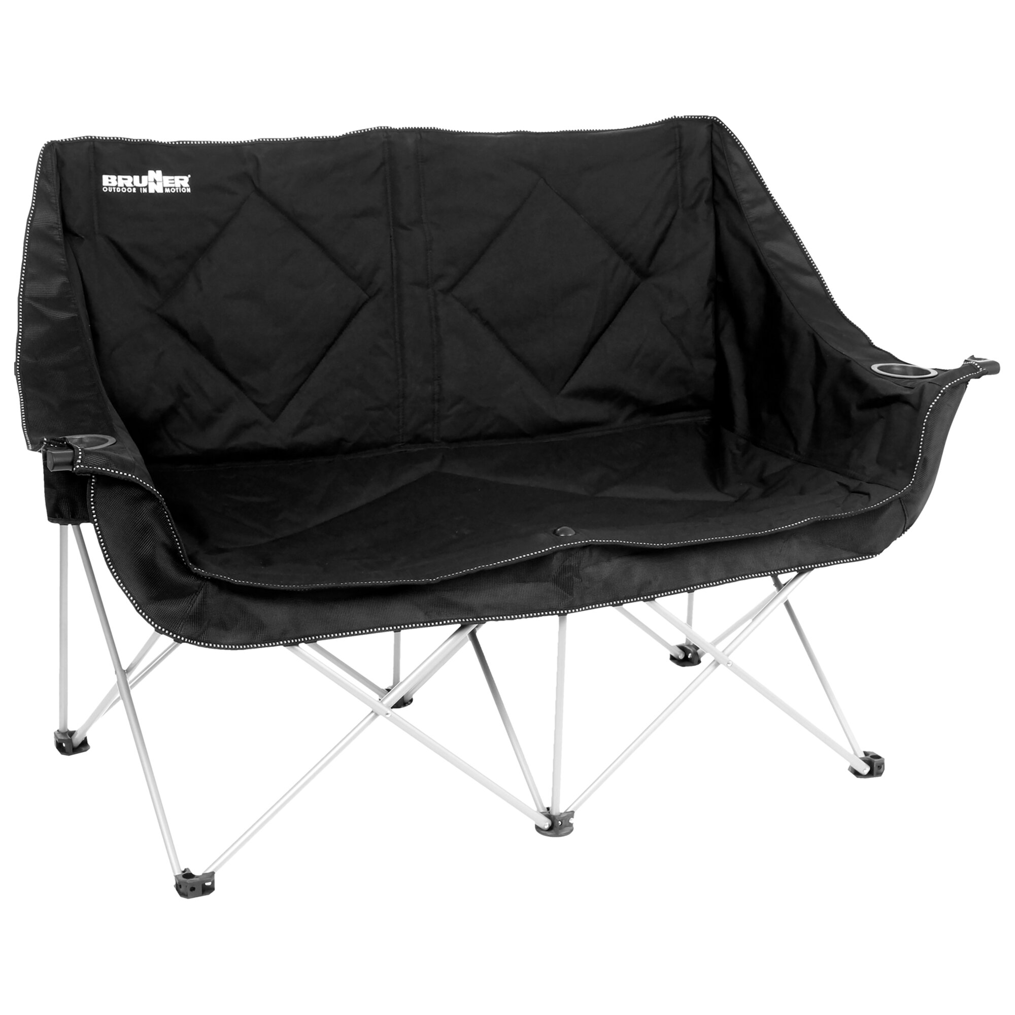 Faltsofa Action, schwarz