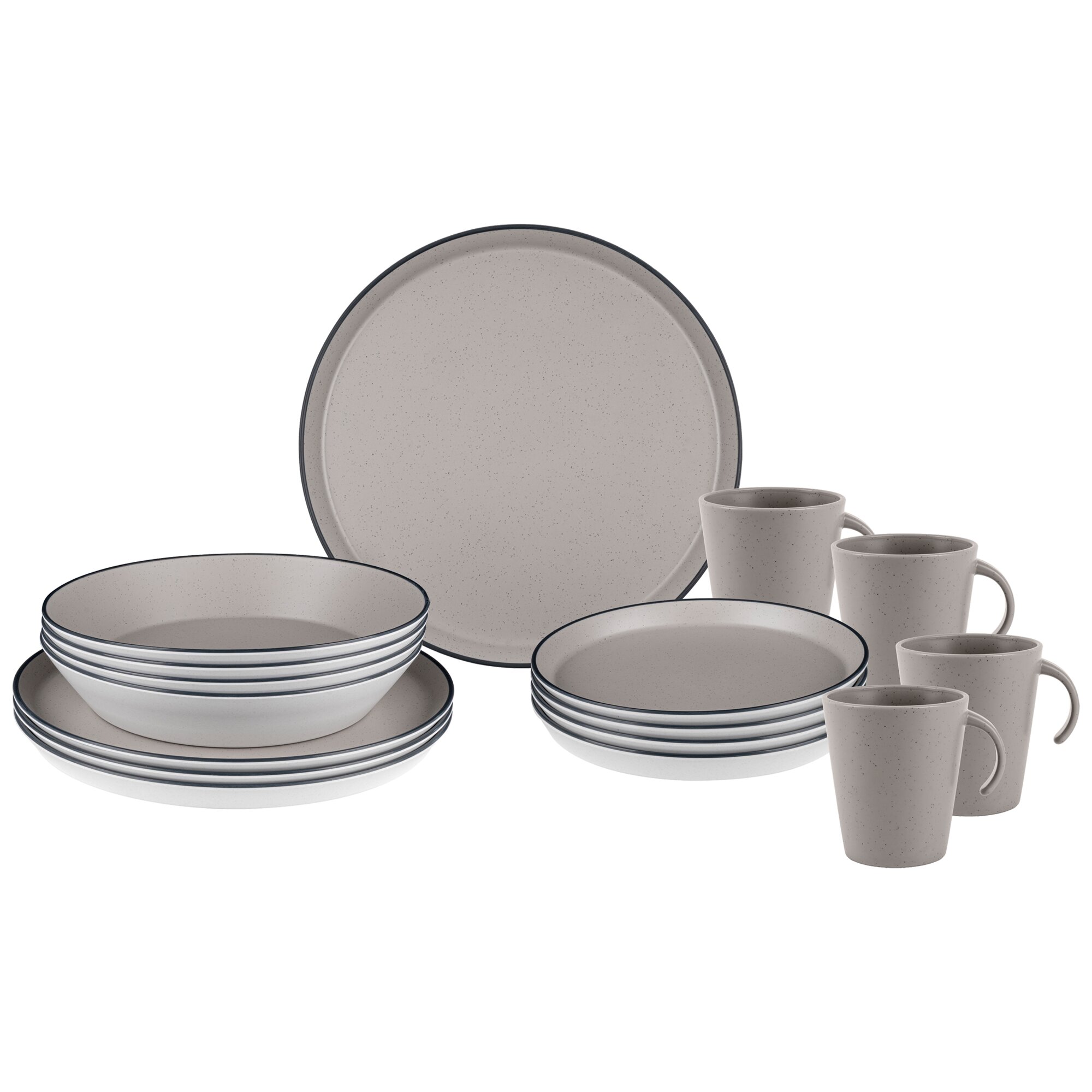 Geschirrset Lunch Box Iconic Compack, 16-teilig