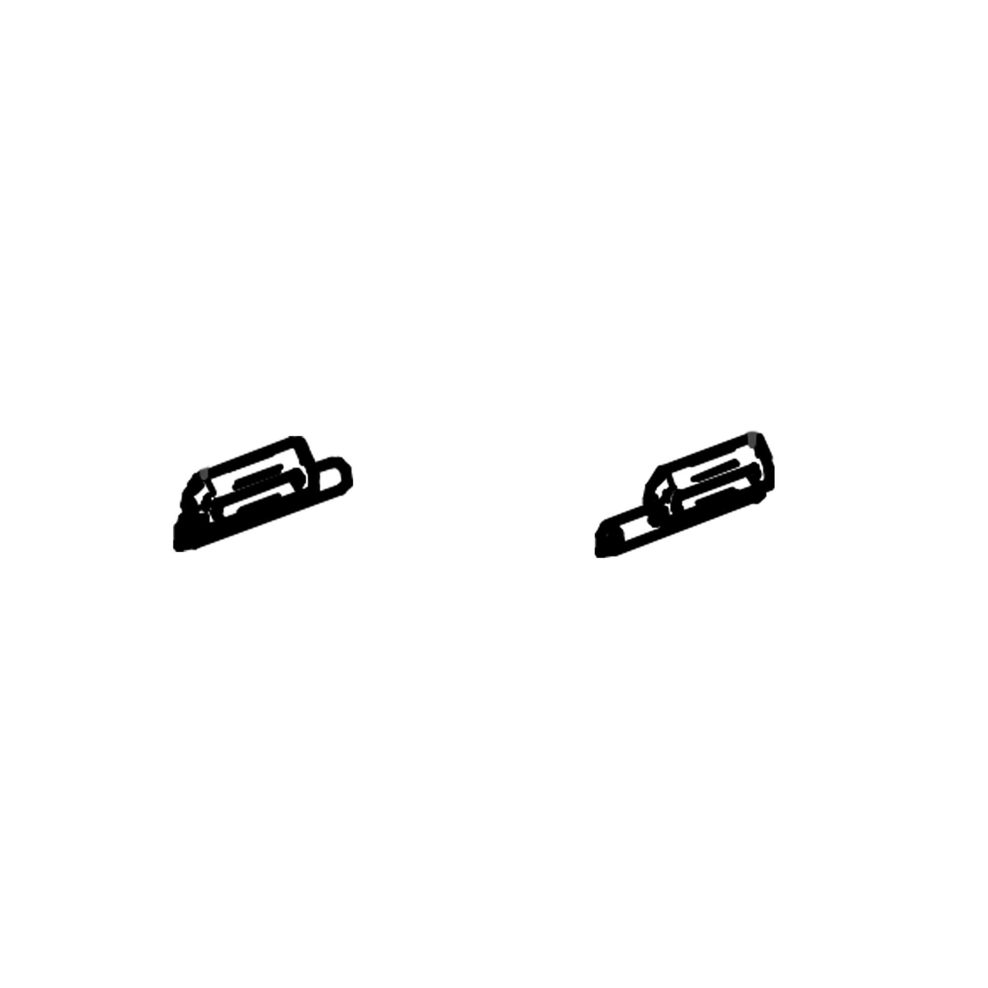 Tuchfixierung Gehäuse Thule 3200, Satz links und rechts