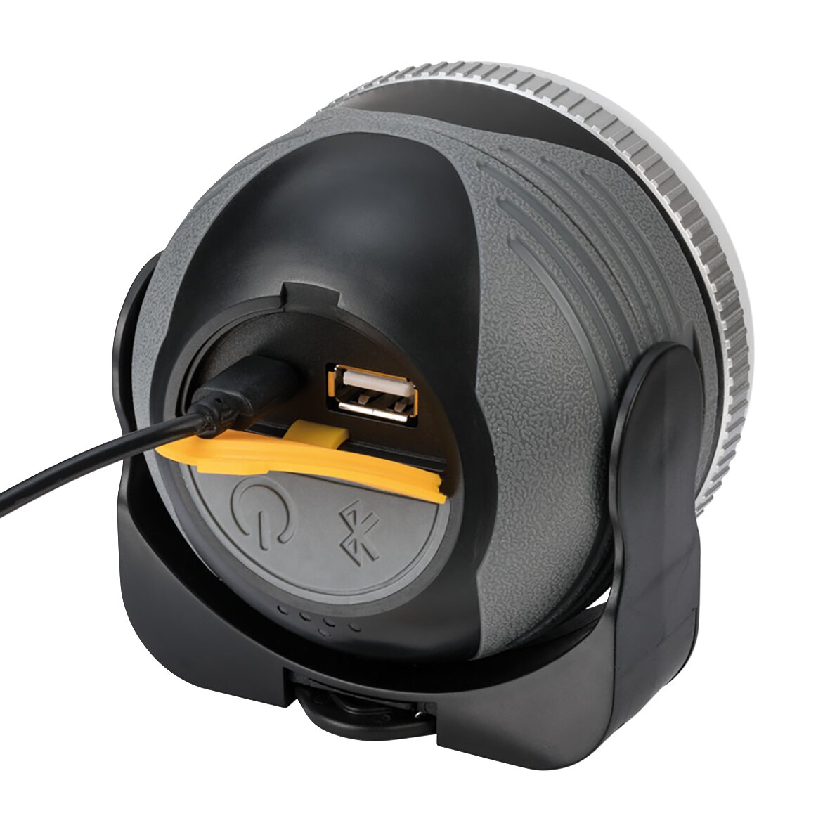 Campingleuchte OLI 310 AB, 350 lm mit Bluetooth Lautsprecher, IP44