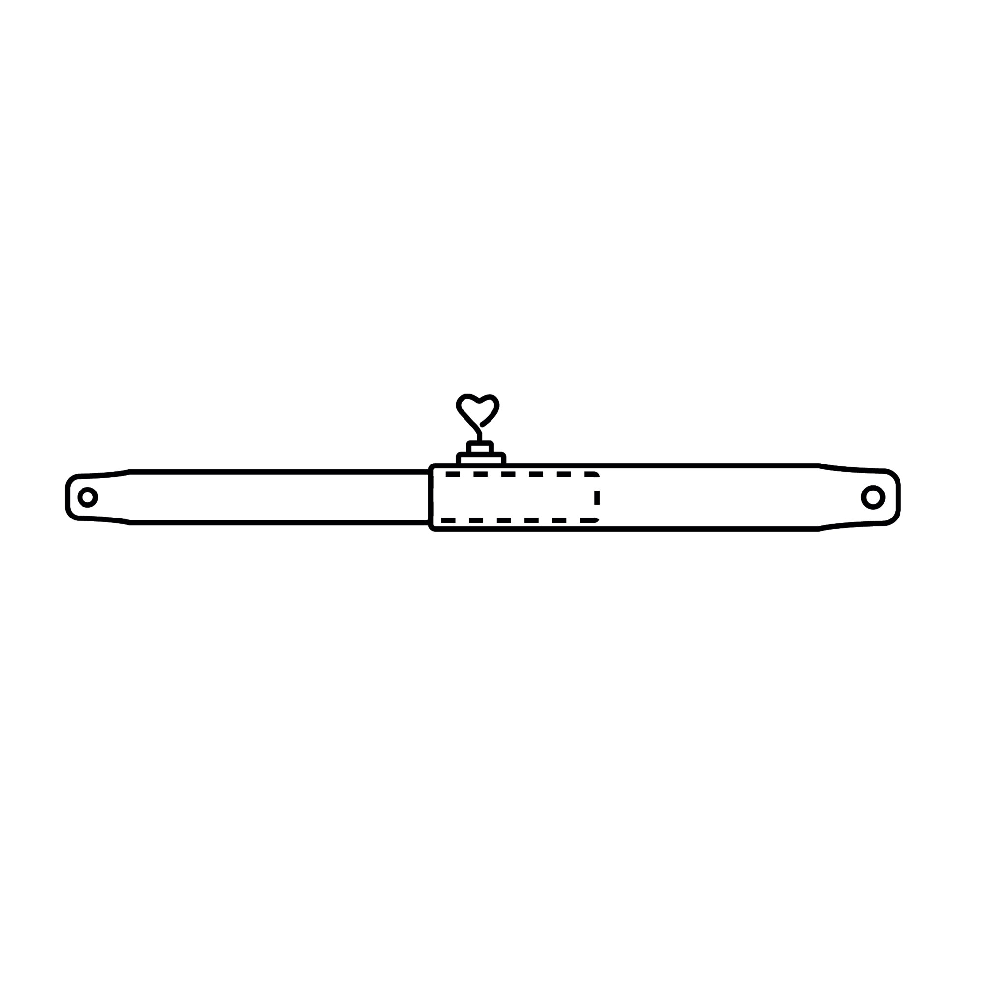 Spann- und Firststab, 210 cm, 120 cm