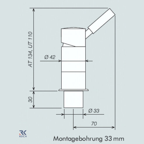 Einhebelmischer Keramik Trend E, Reich A