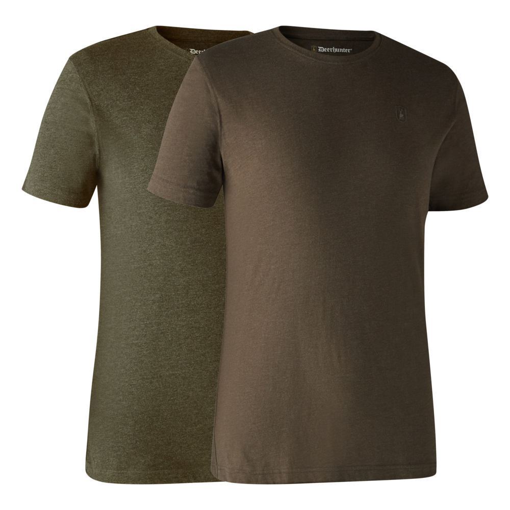 Deerhunter Basic T-Shirt im 2er-Pack Deerhunter Basic T-Shirt im 2er-Pack