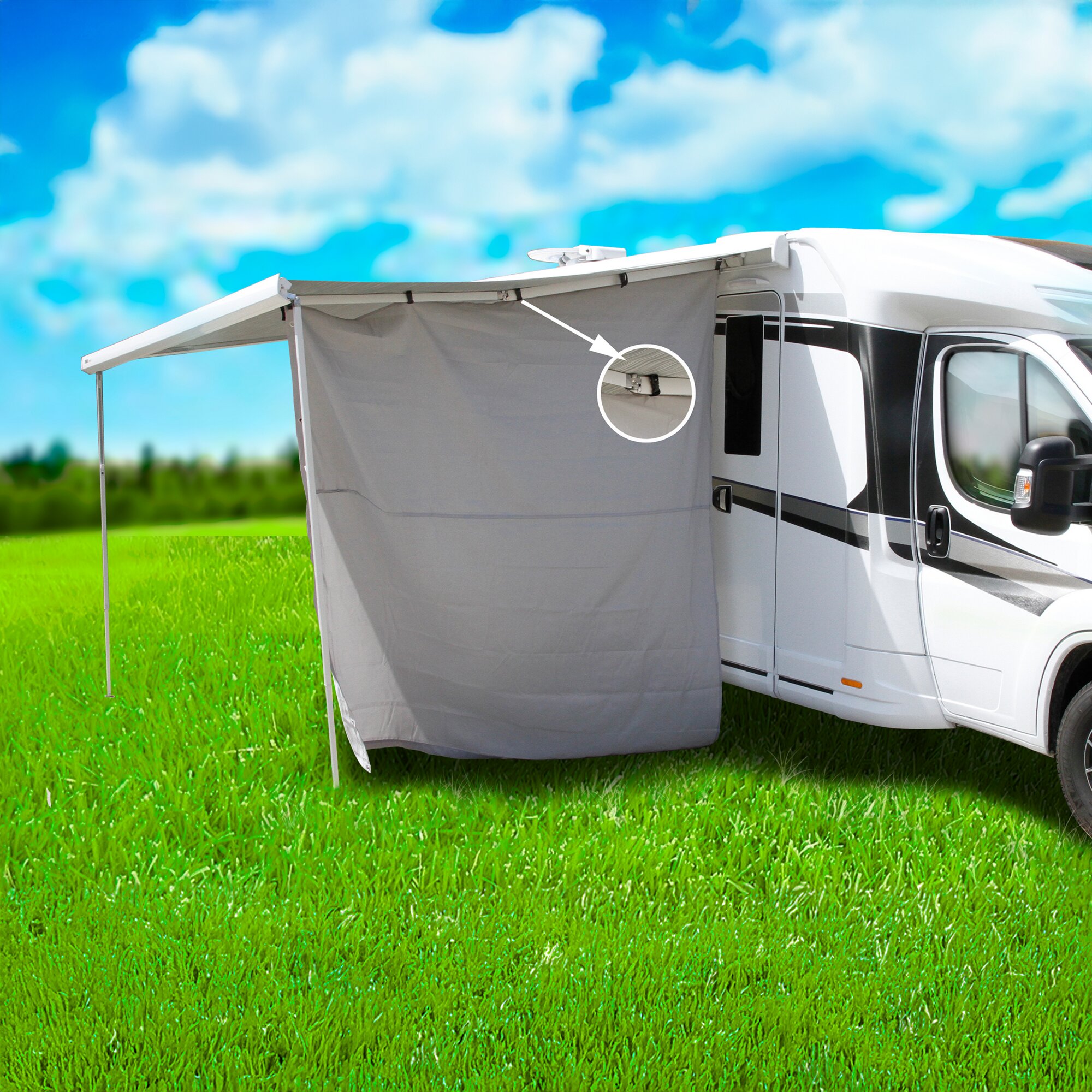 Seitenwand ohne Fenster