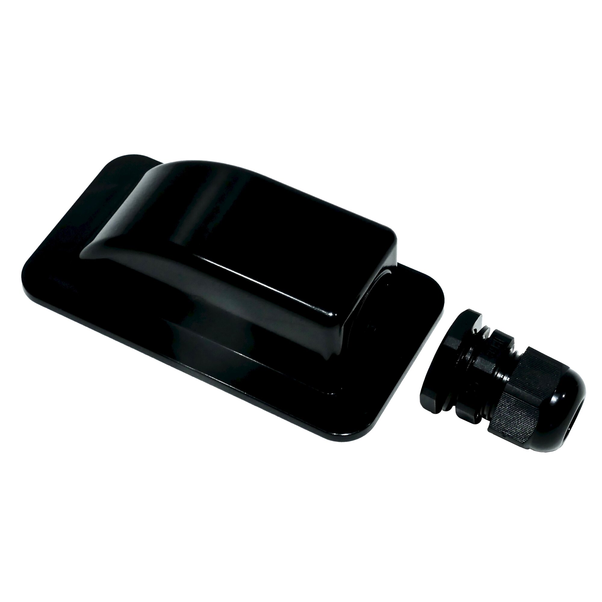 Dachdurchführung schwarz, 1 Ausgang