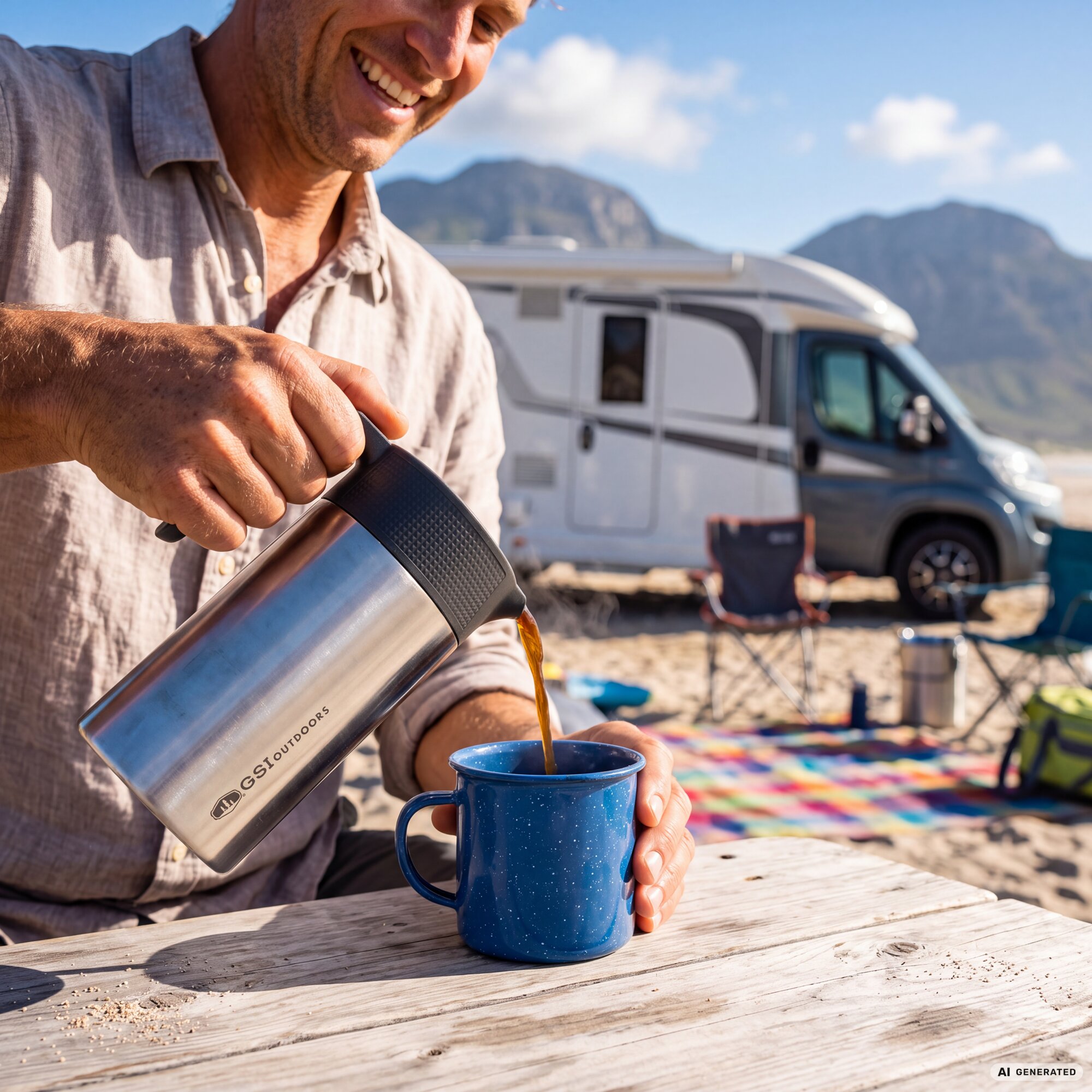 Isolierkanne und Kaffeebereiter JavaPress