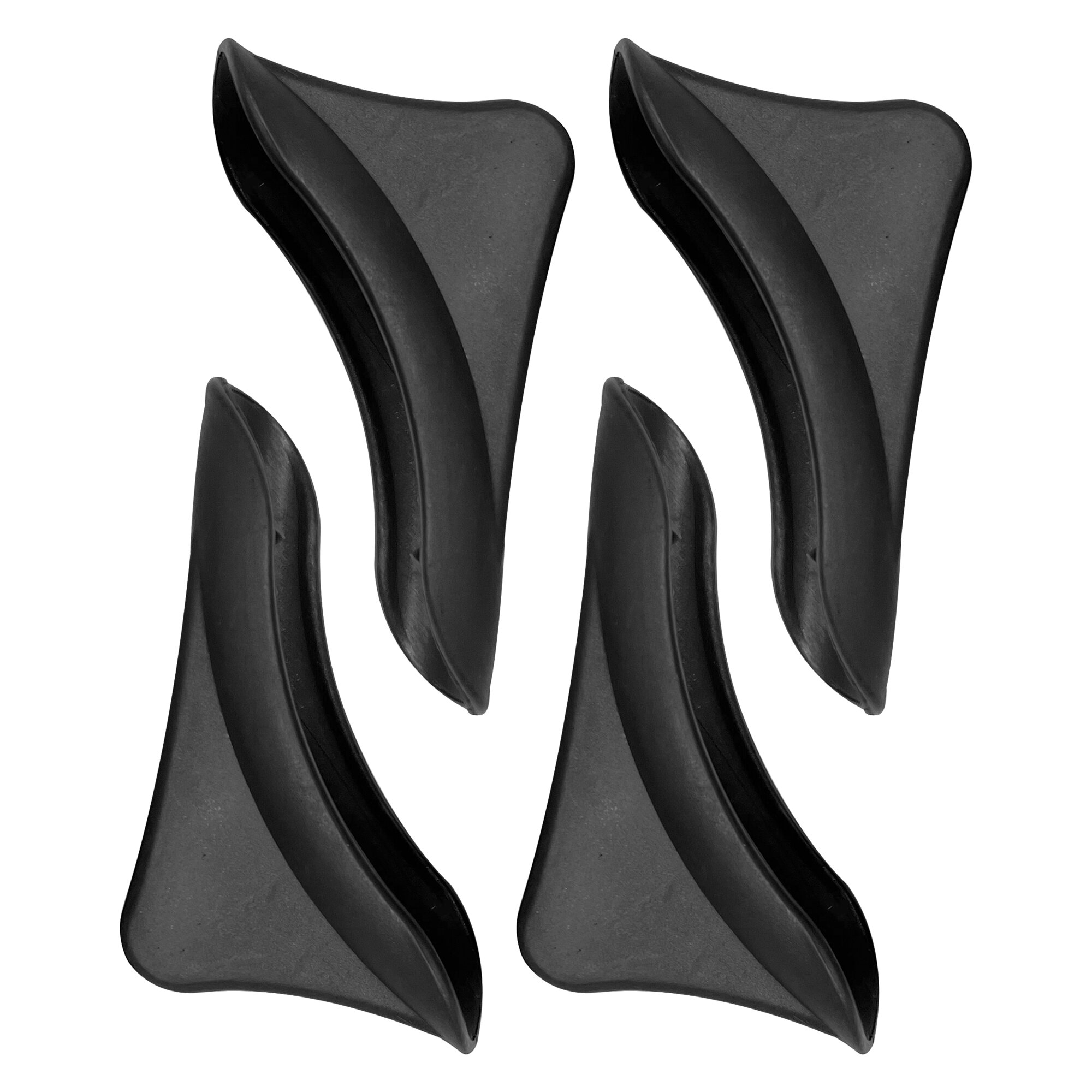 Bodenschoner schwarz, für New Salina, 4er-Set