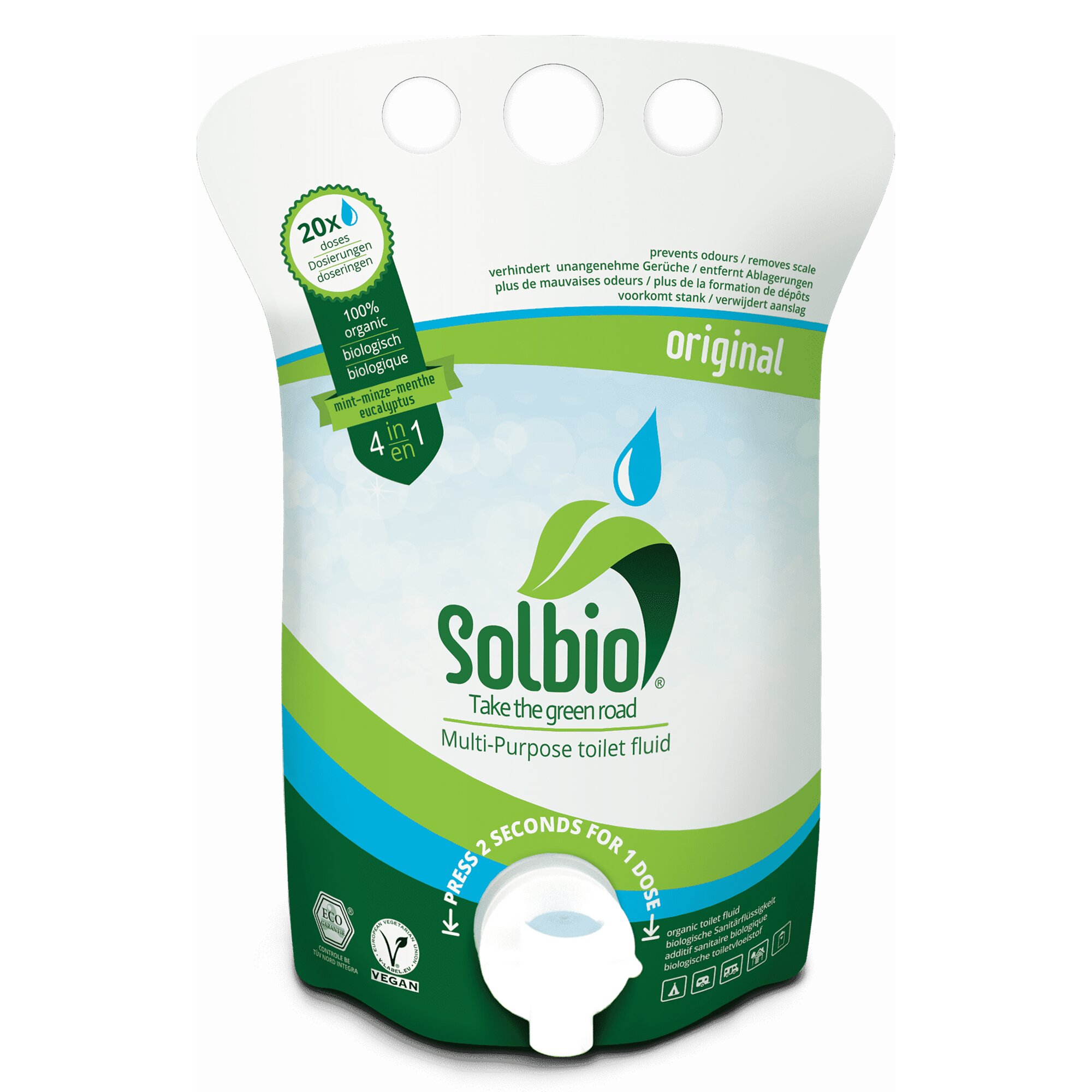 Toilettenzusatz 4 in 1, 800 ml