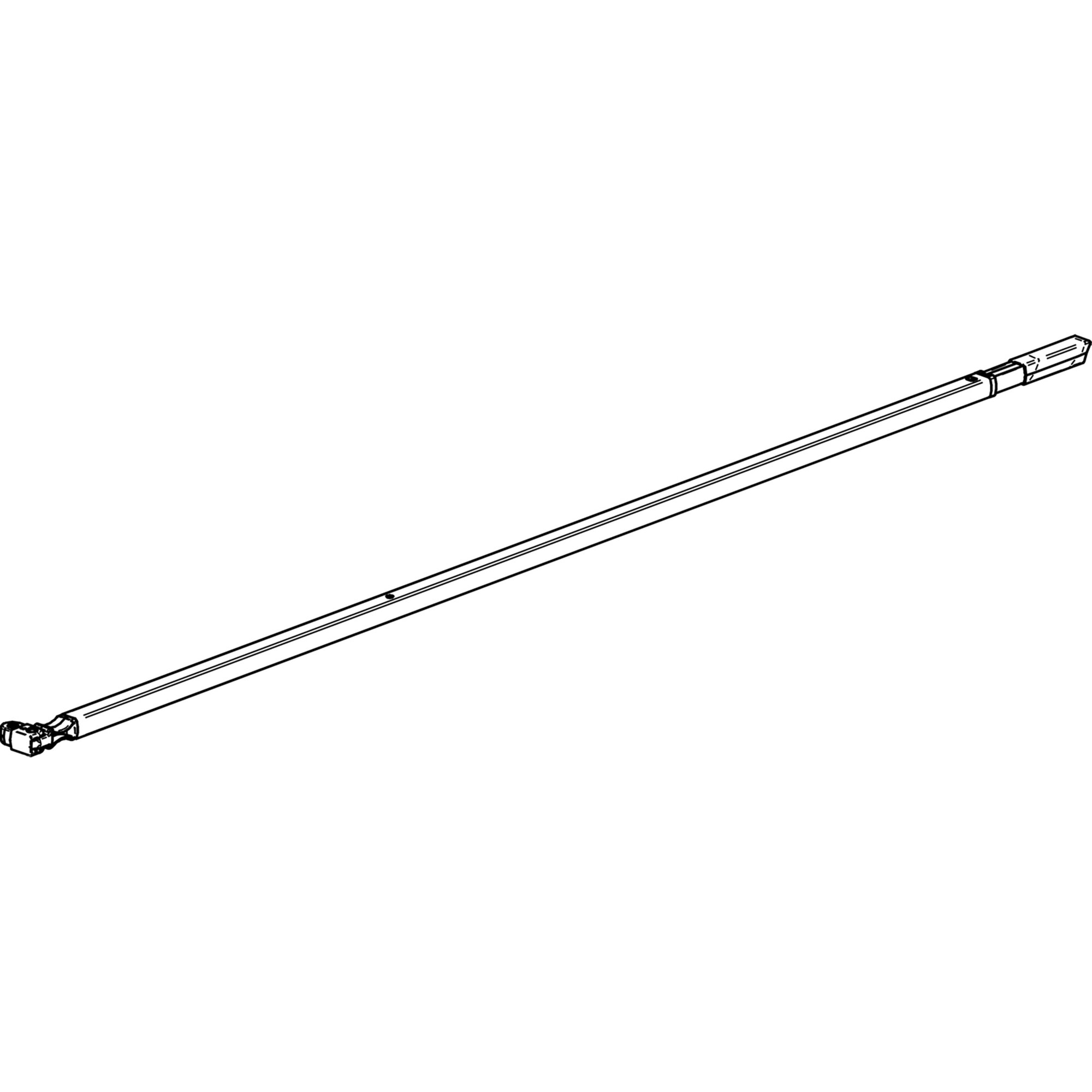 Teleskoparm 2,5 m Thule 3200 für Markisenlänge 2,5 – 3 m, links